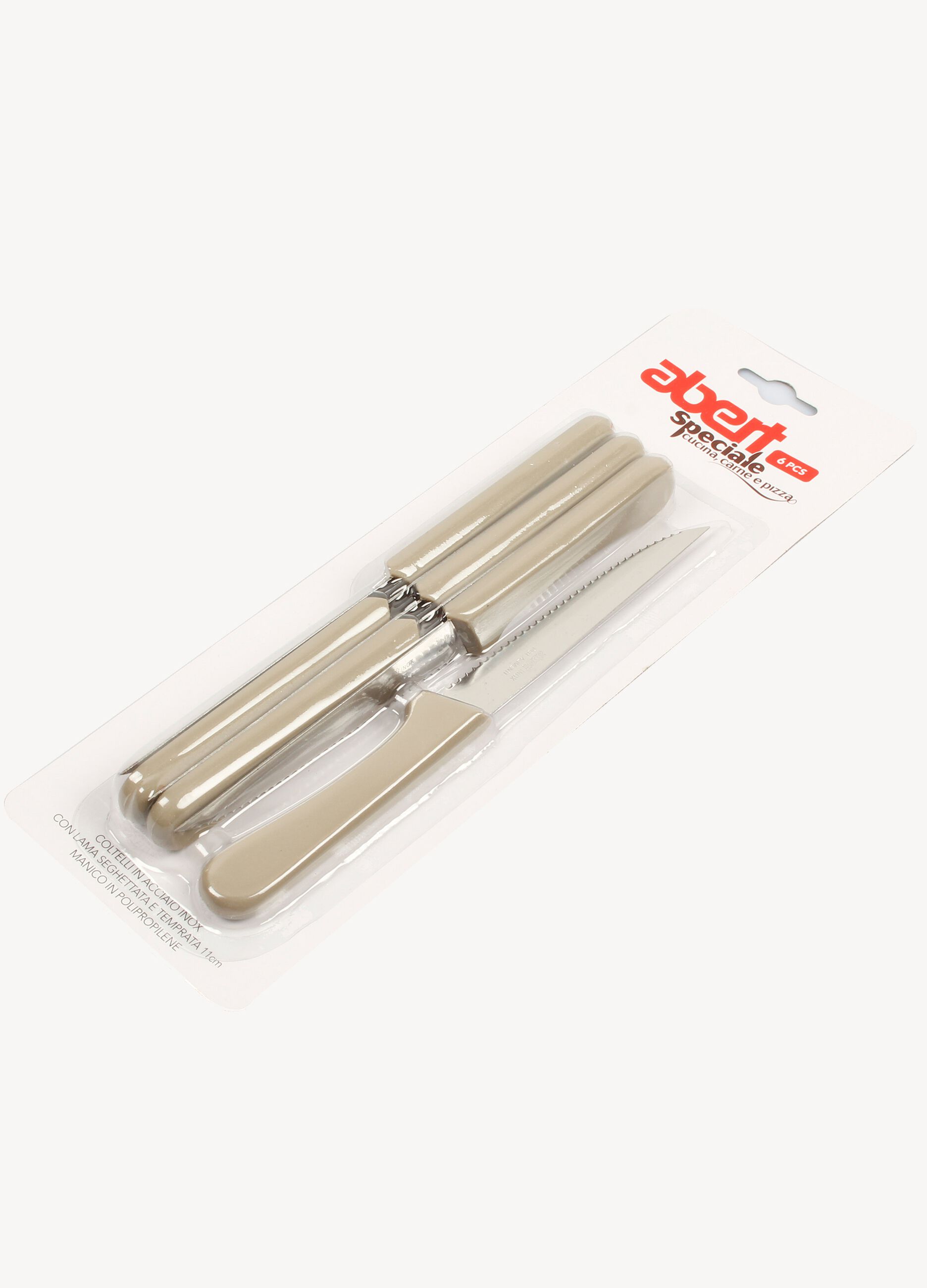 Set of 6 knives in steel_0