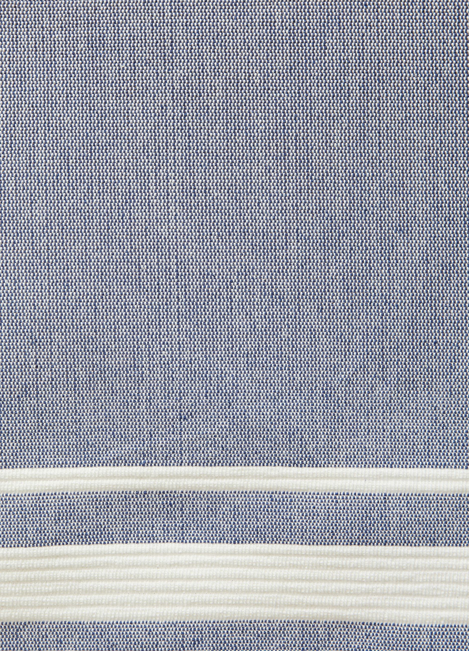 Ribbed table runner in 100% cotton_1