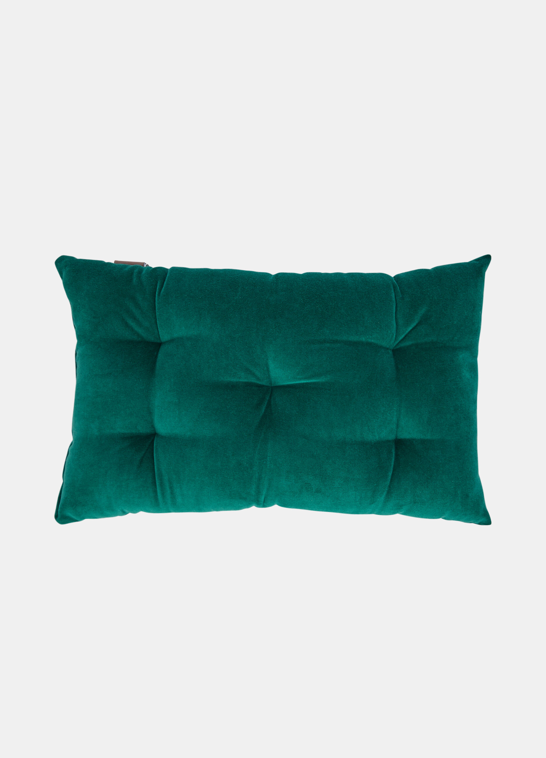 Rectangular cushion in velvet
