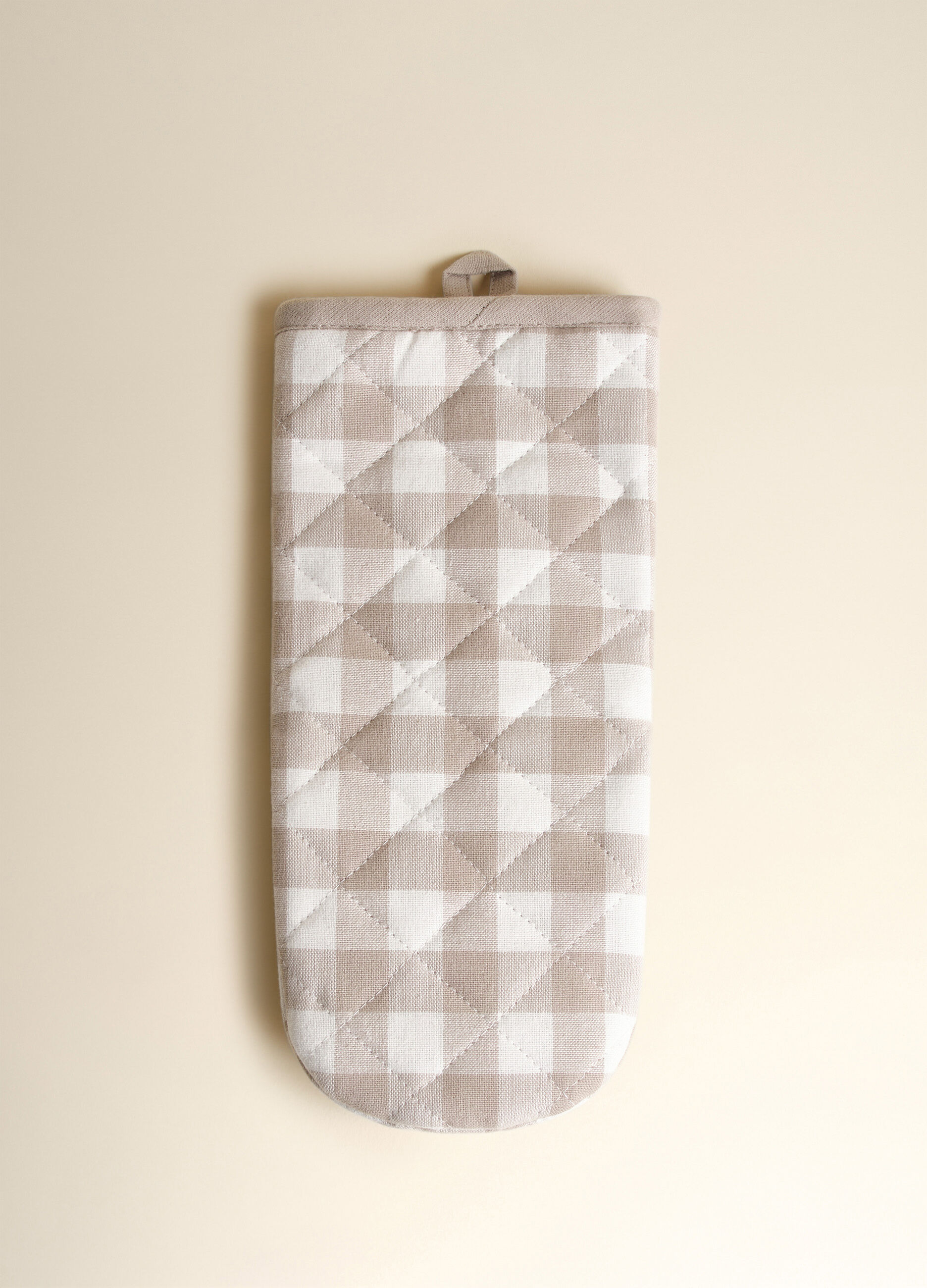 Check cotton oven mitt_1
