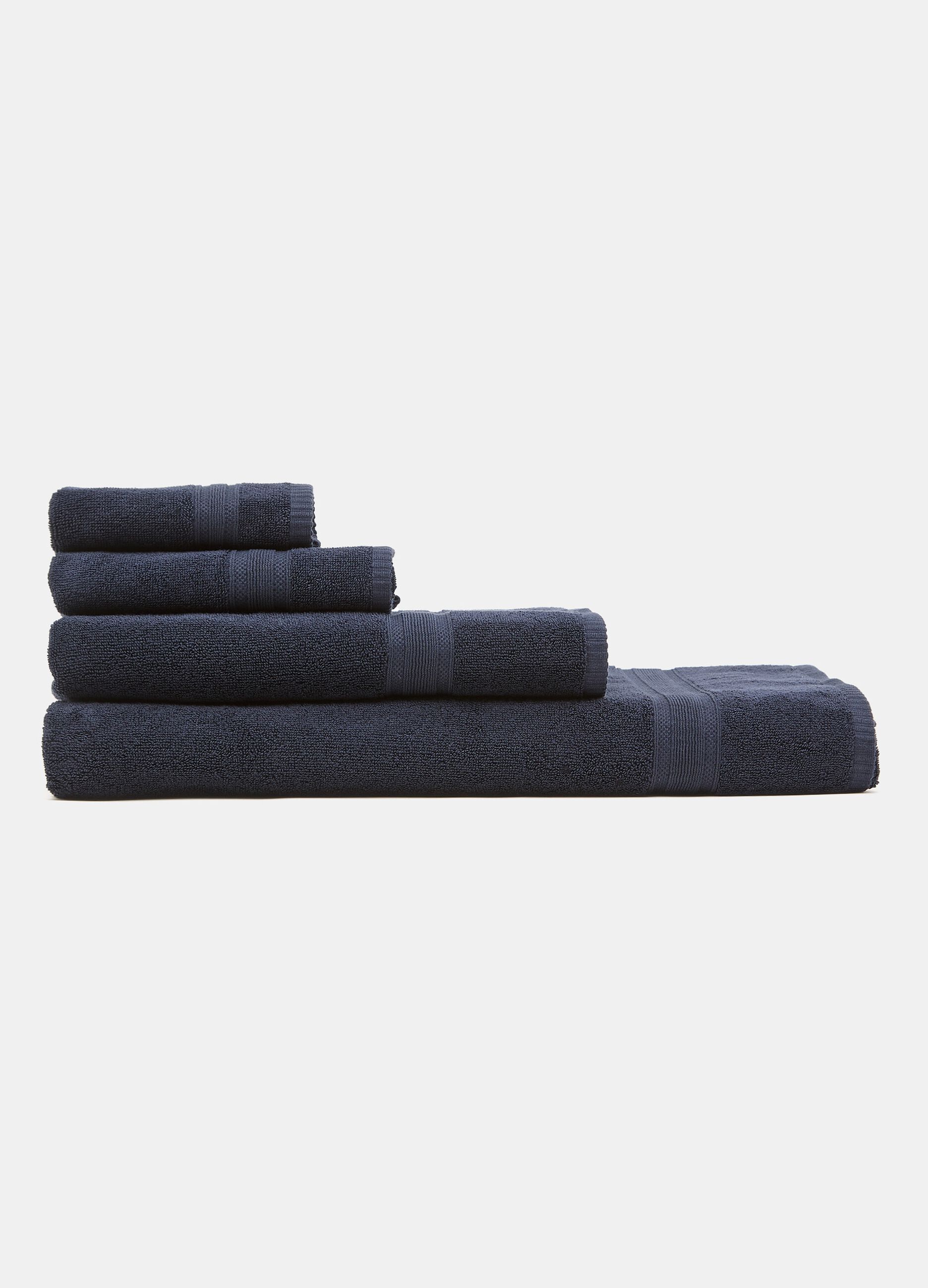 Solid colour face cloth in 100% cotton_0