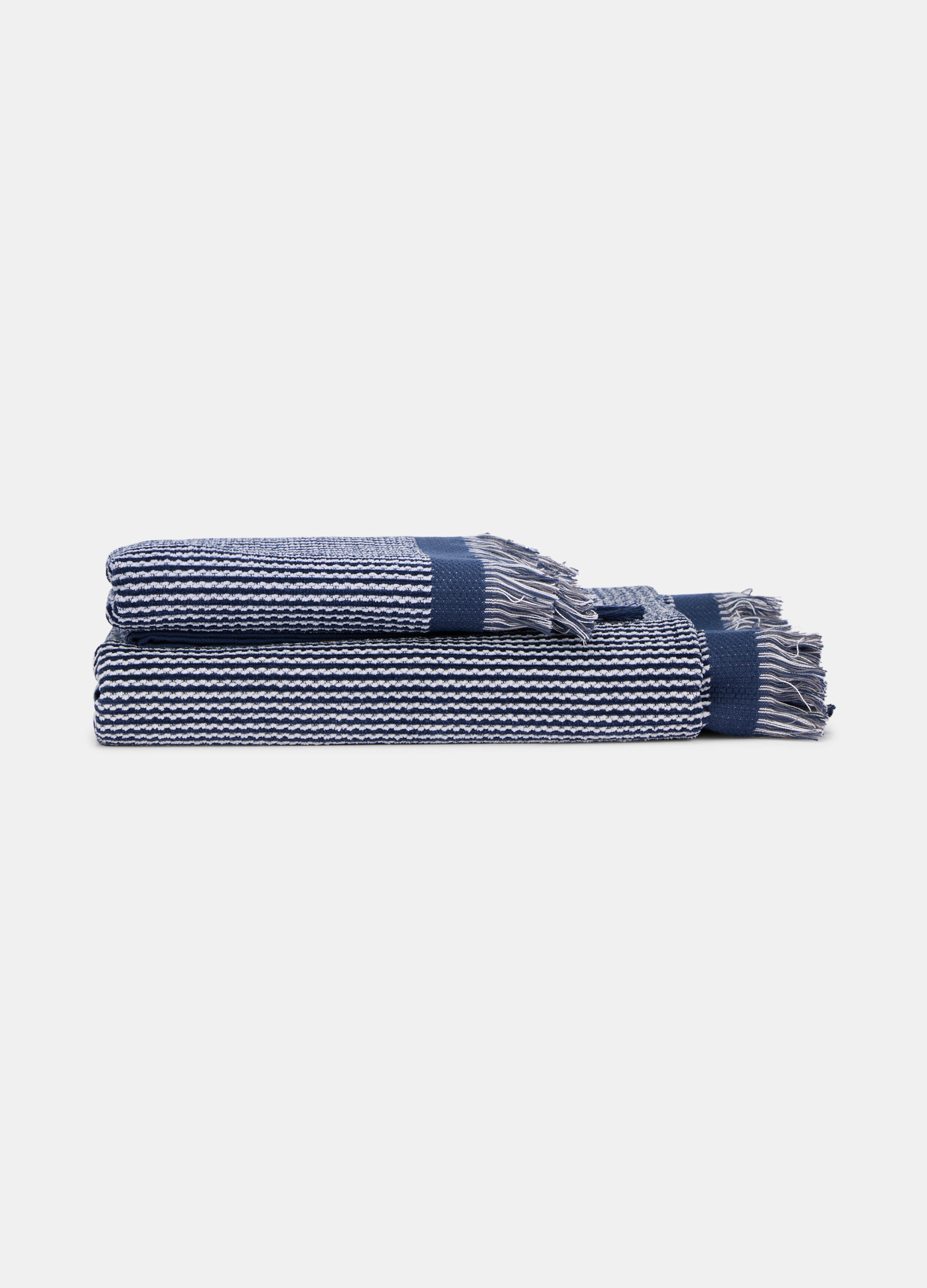 Large striped towel