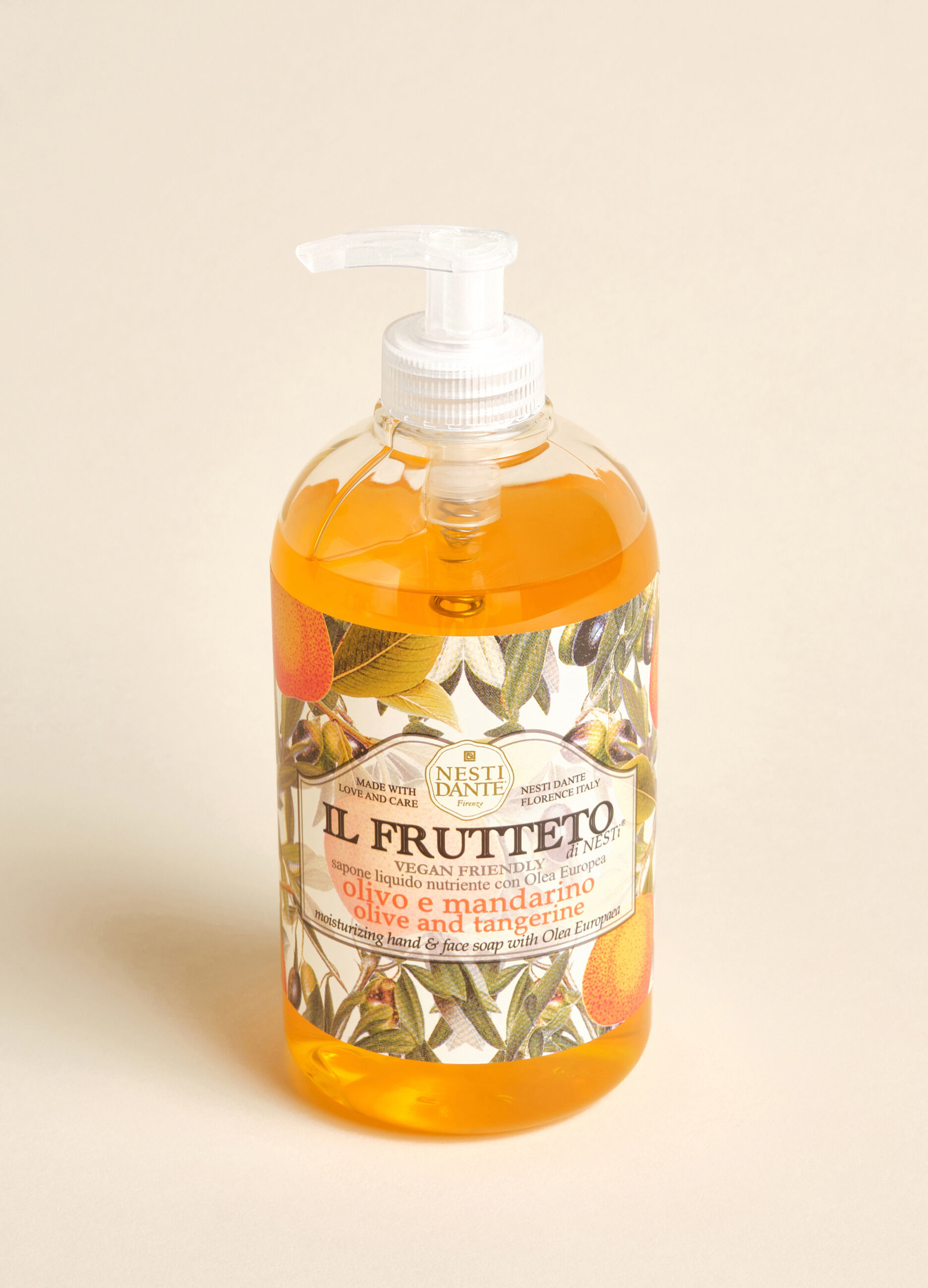 Olive oil and mandarin orange liquid soap