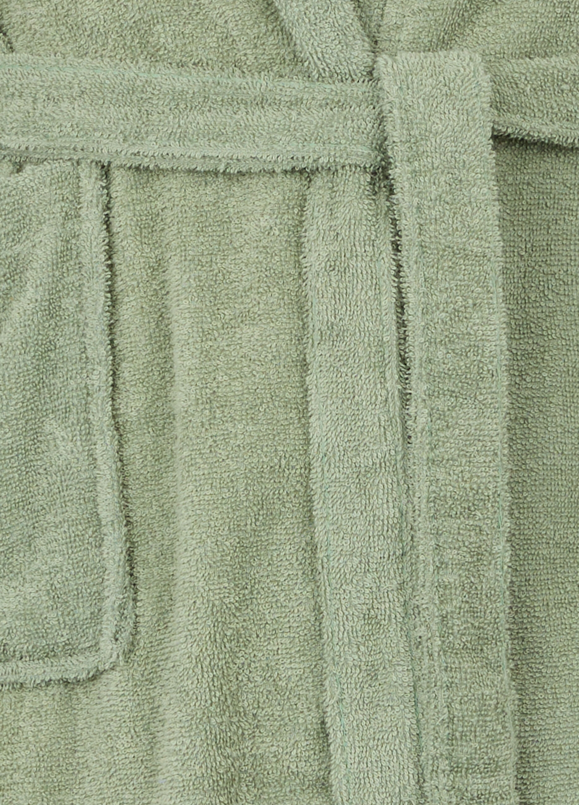 Cotton terry bathrobe