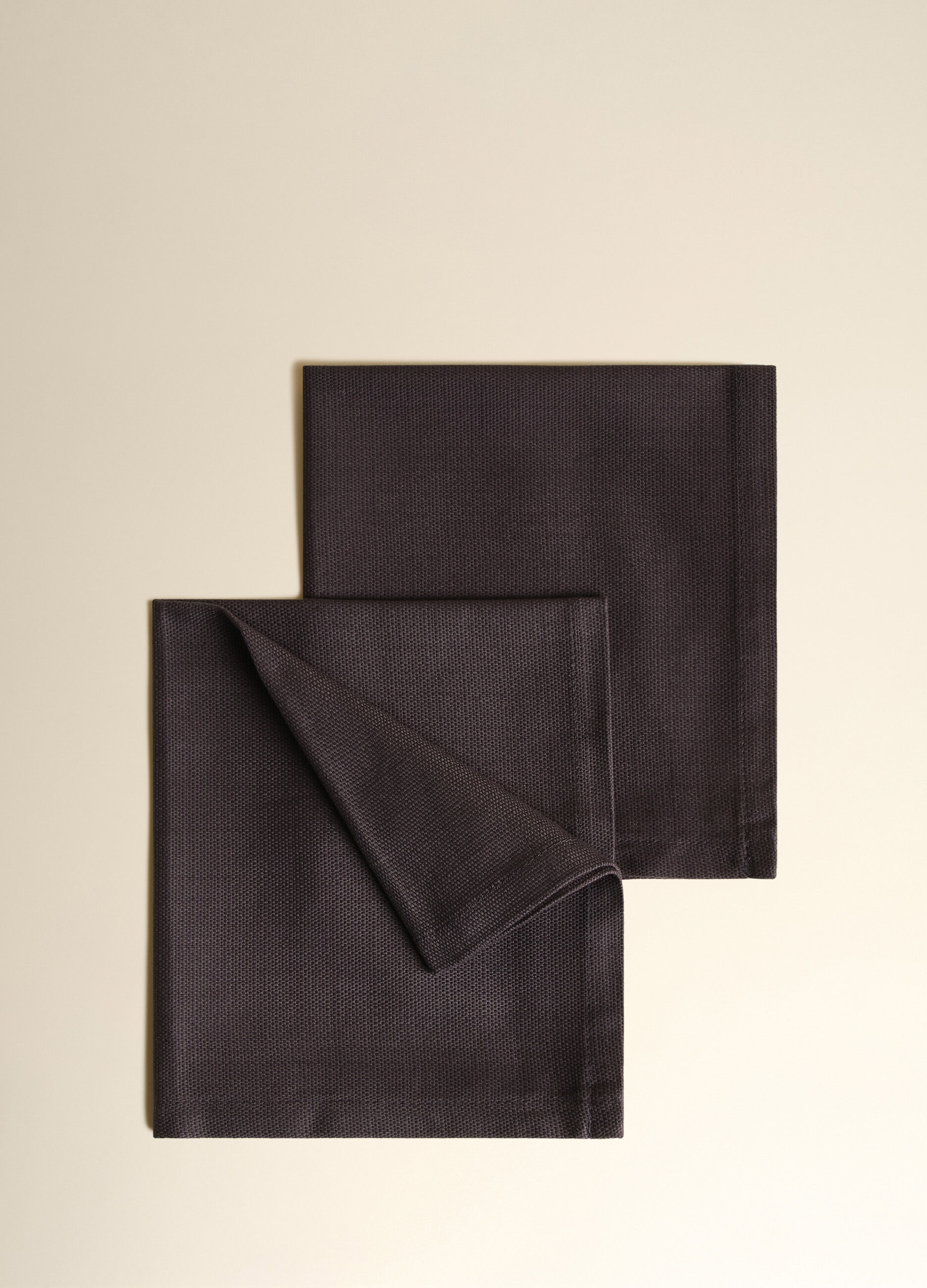 Square napkin in Panama cotton fabric_1