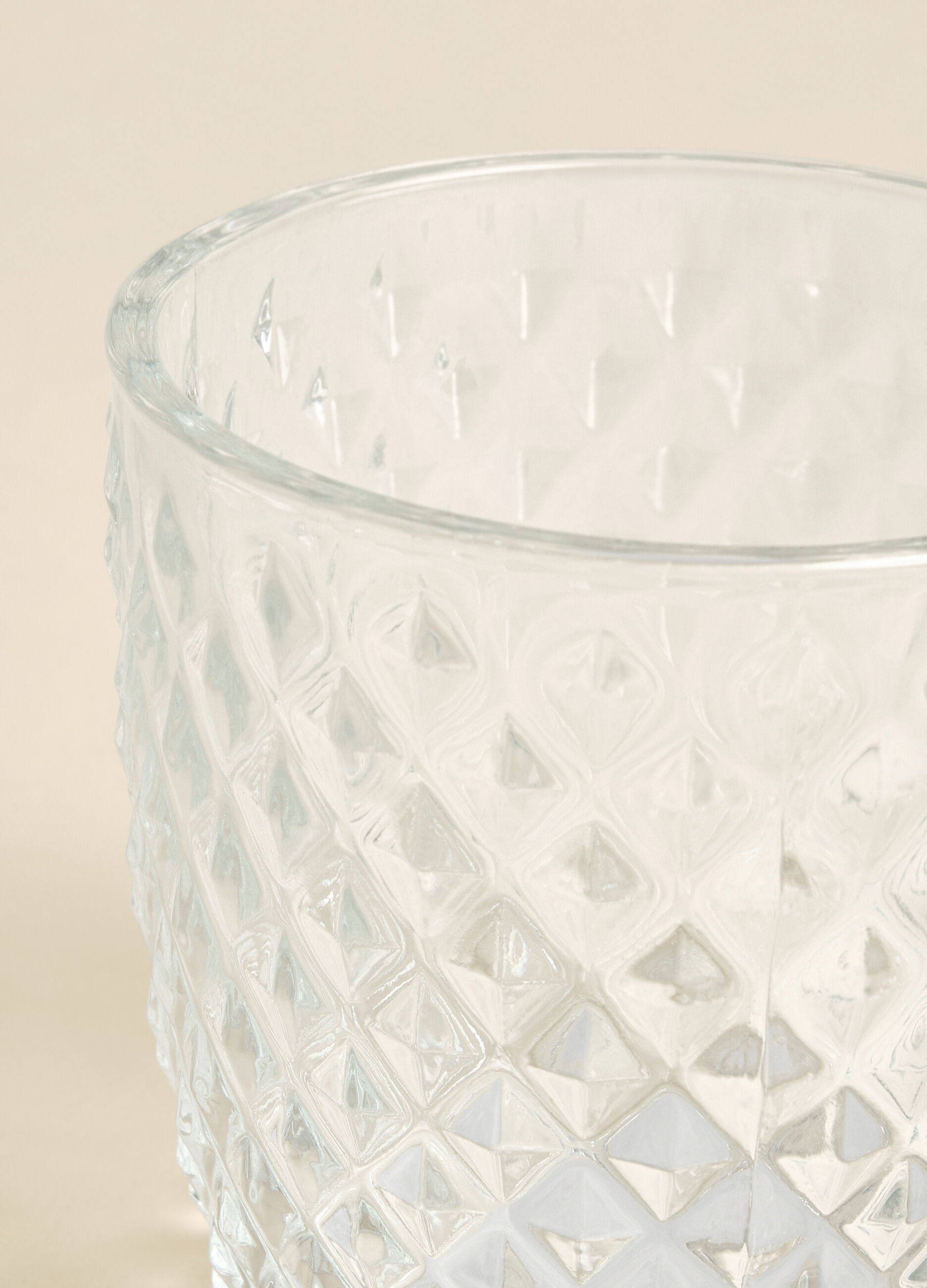 Decorated glass candle holder_2