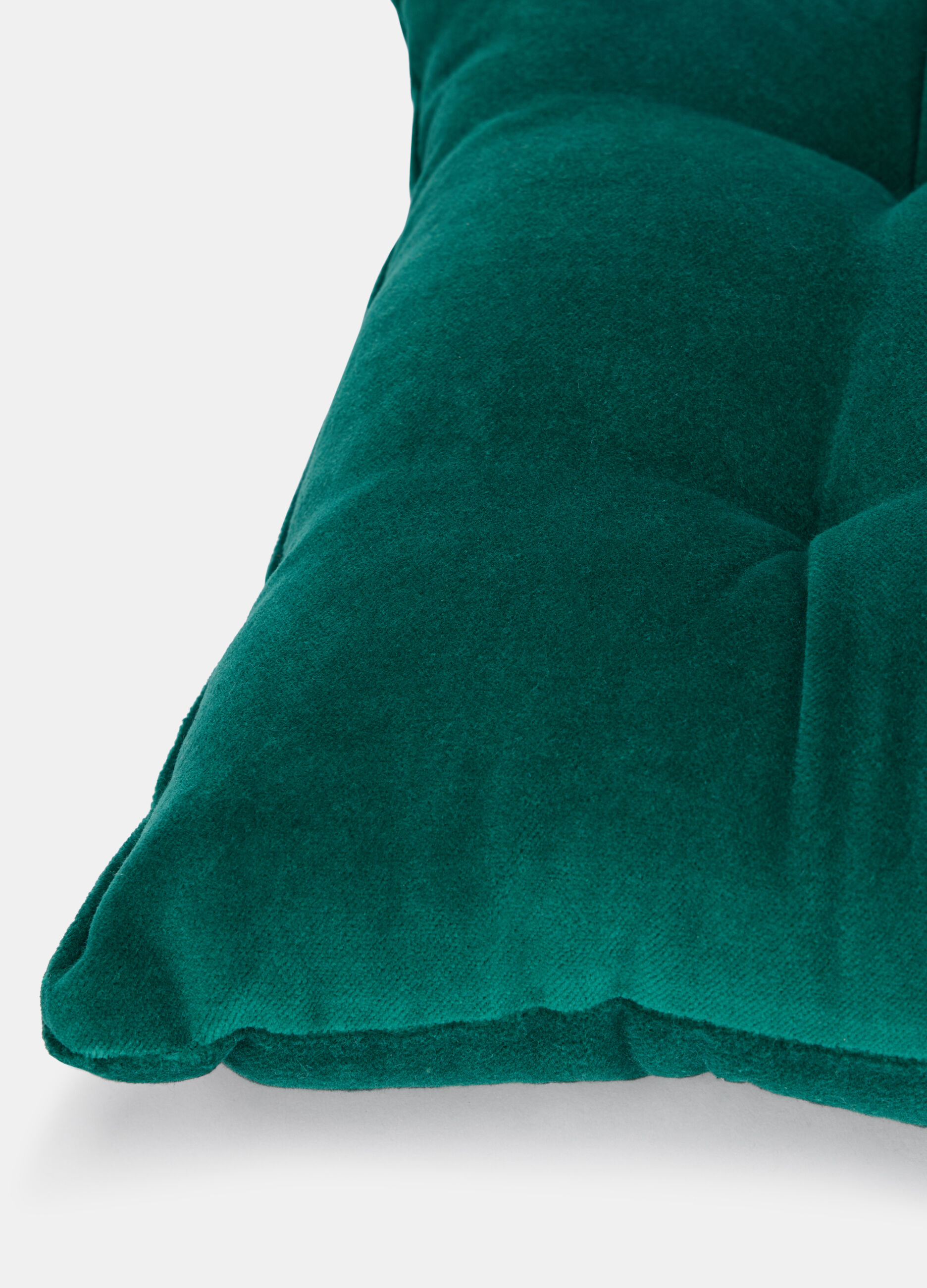 Rectangular cushion in velvet