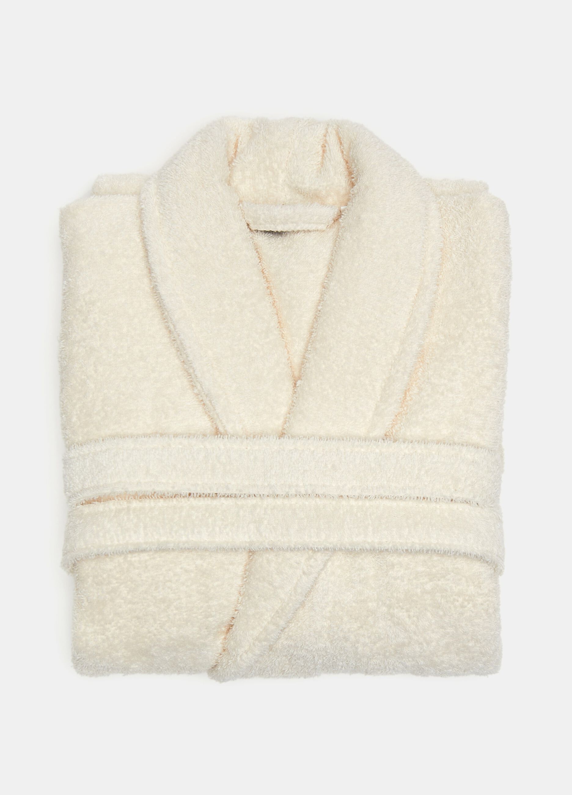 Solid colour bathrobe in 100% cotton_1