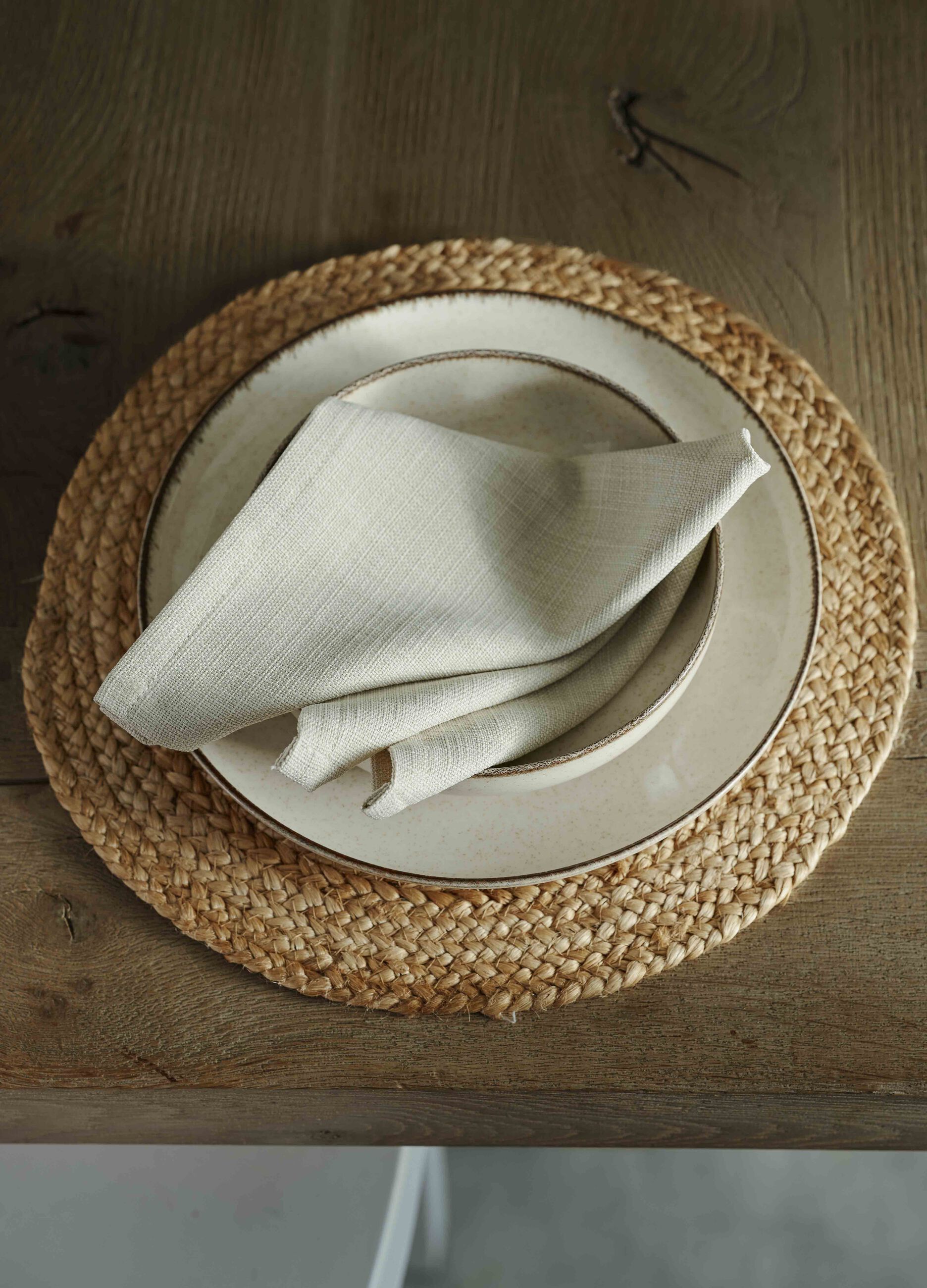 2-pack napkins in stainproof cotton