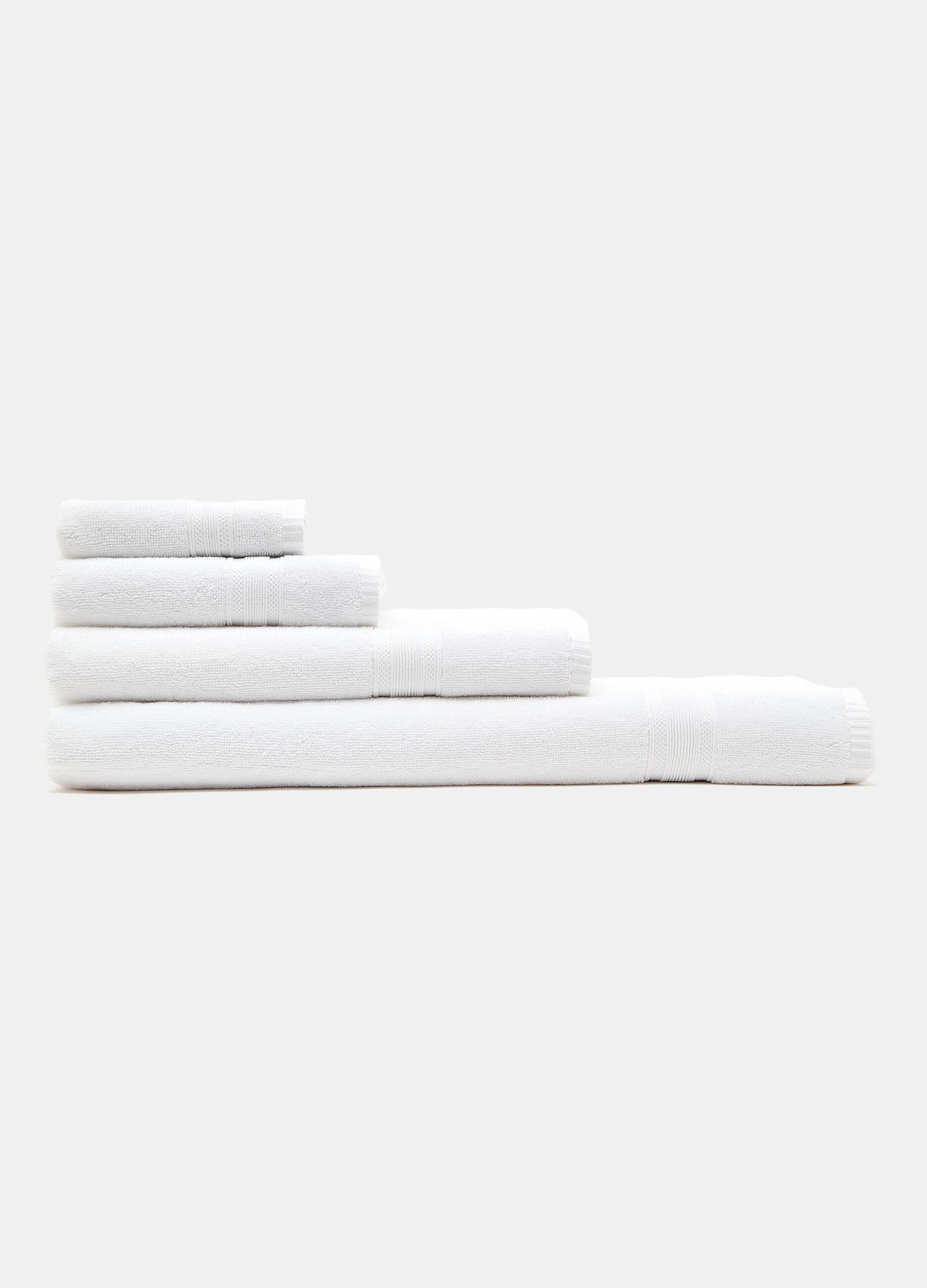 Solid colour face cloth in 100% cotton_0