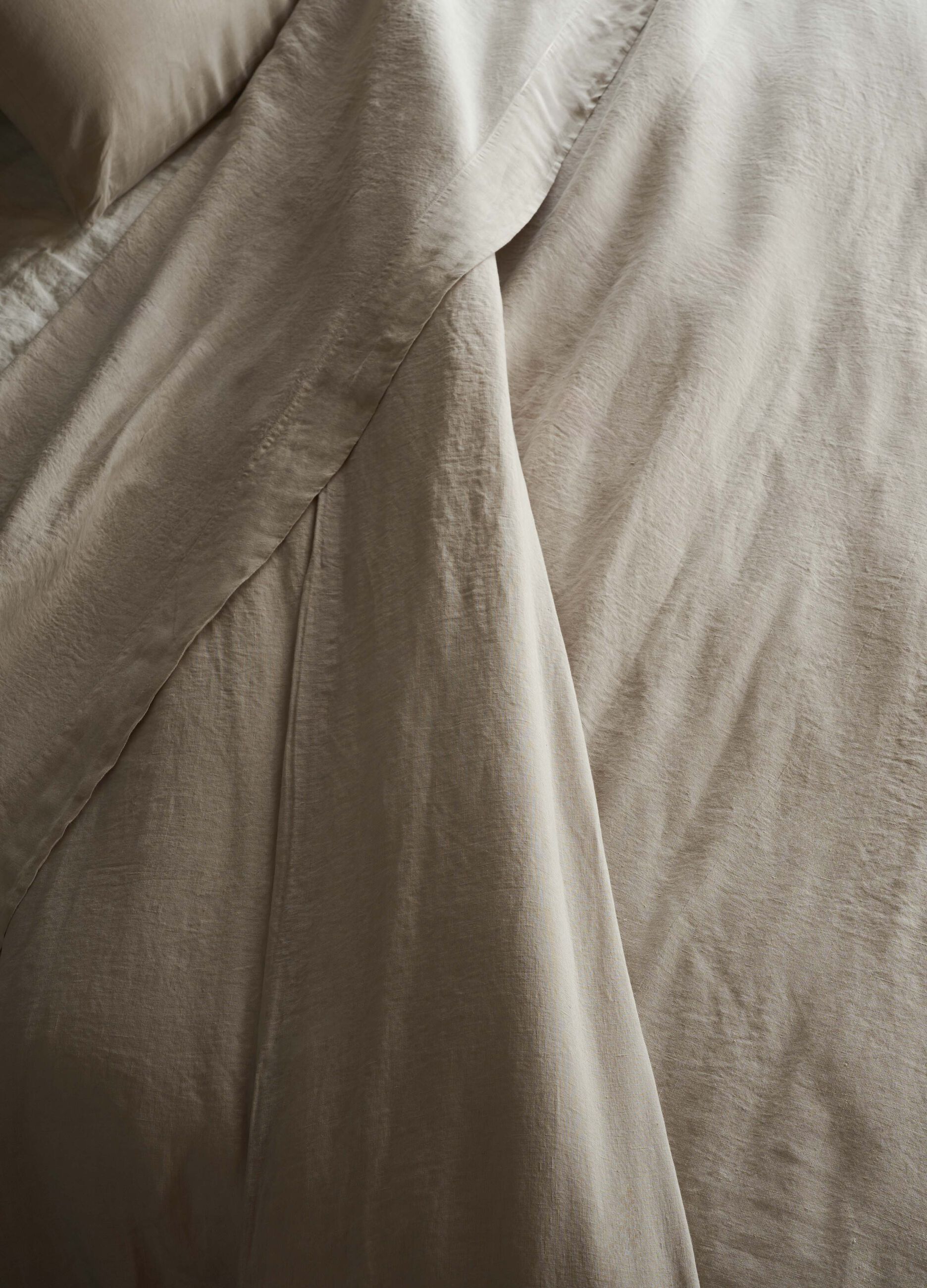 Double duvet cover in 100% linen