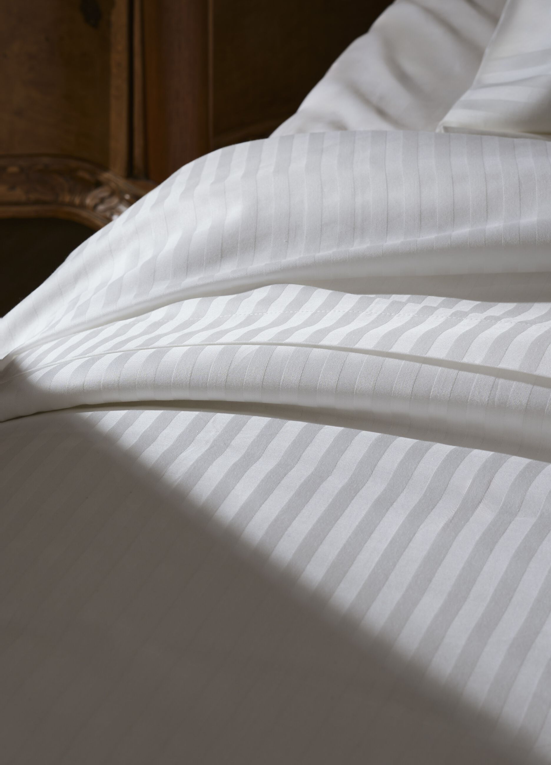 Double sheet in striped cotton_0
