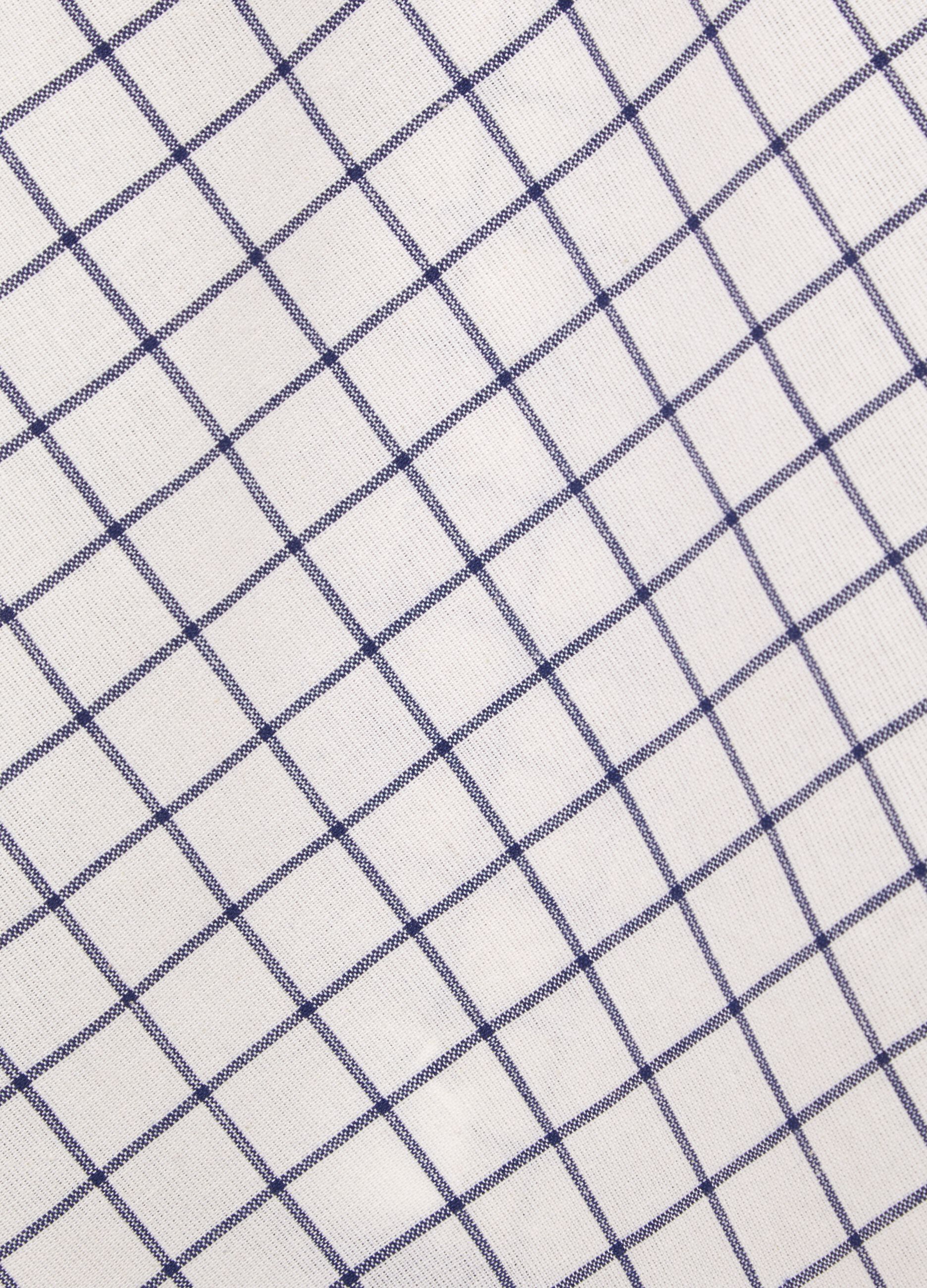 Tea towel with check motif_1