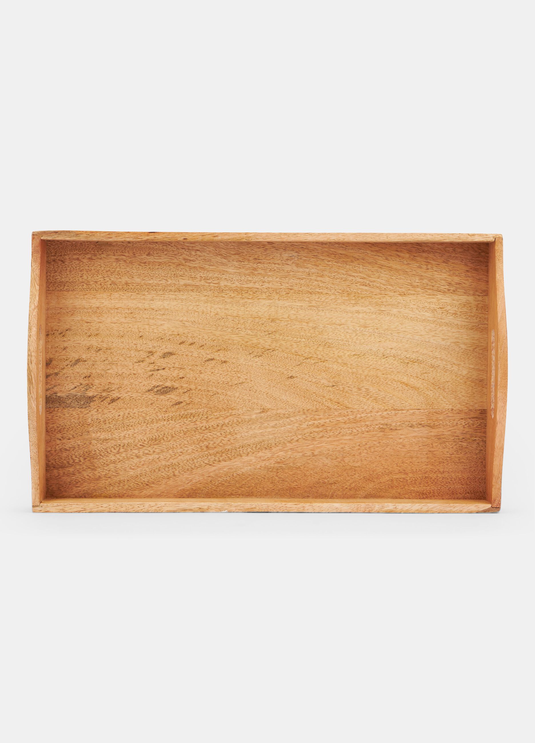 Rectangular tray in mango wood_0