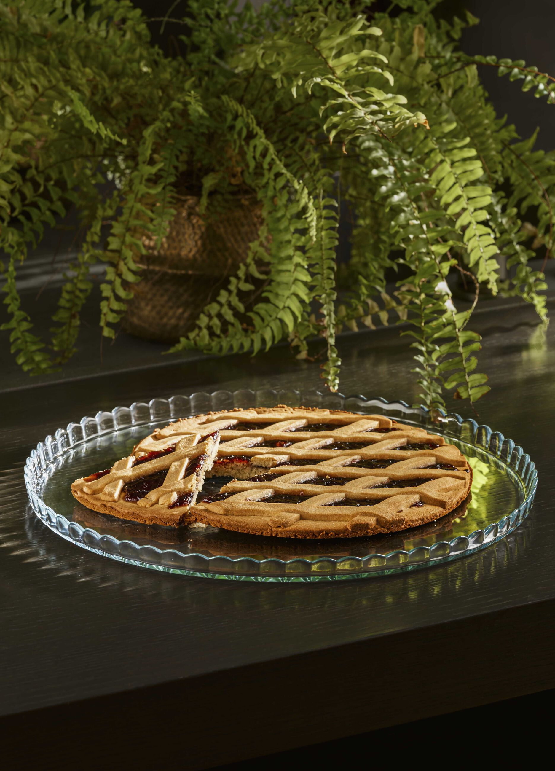 Cake plate in glass_0