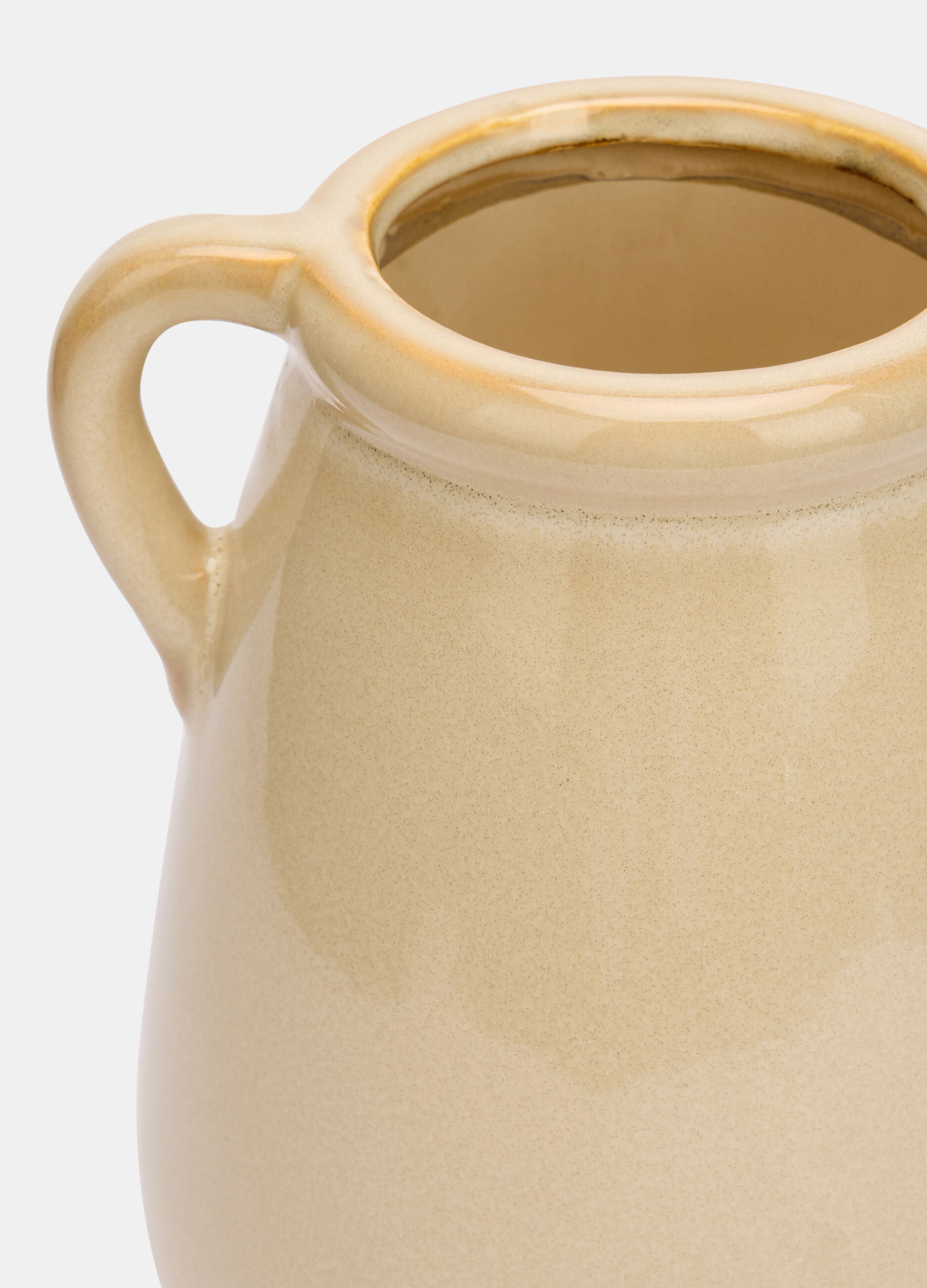 Vaso anfora grande in ceramica smaltata