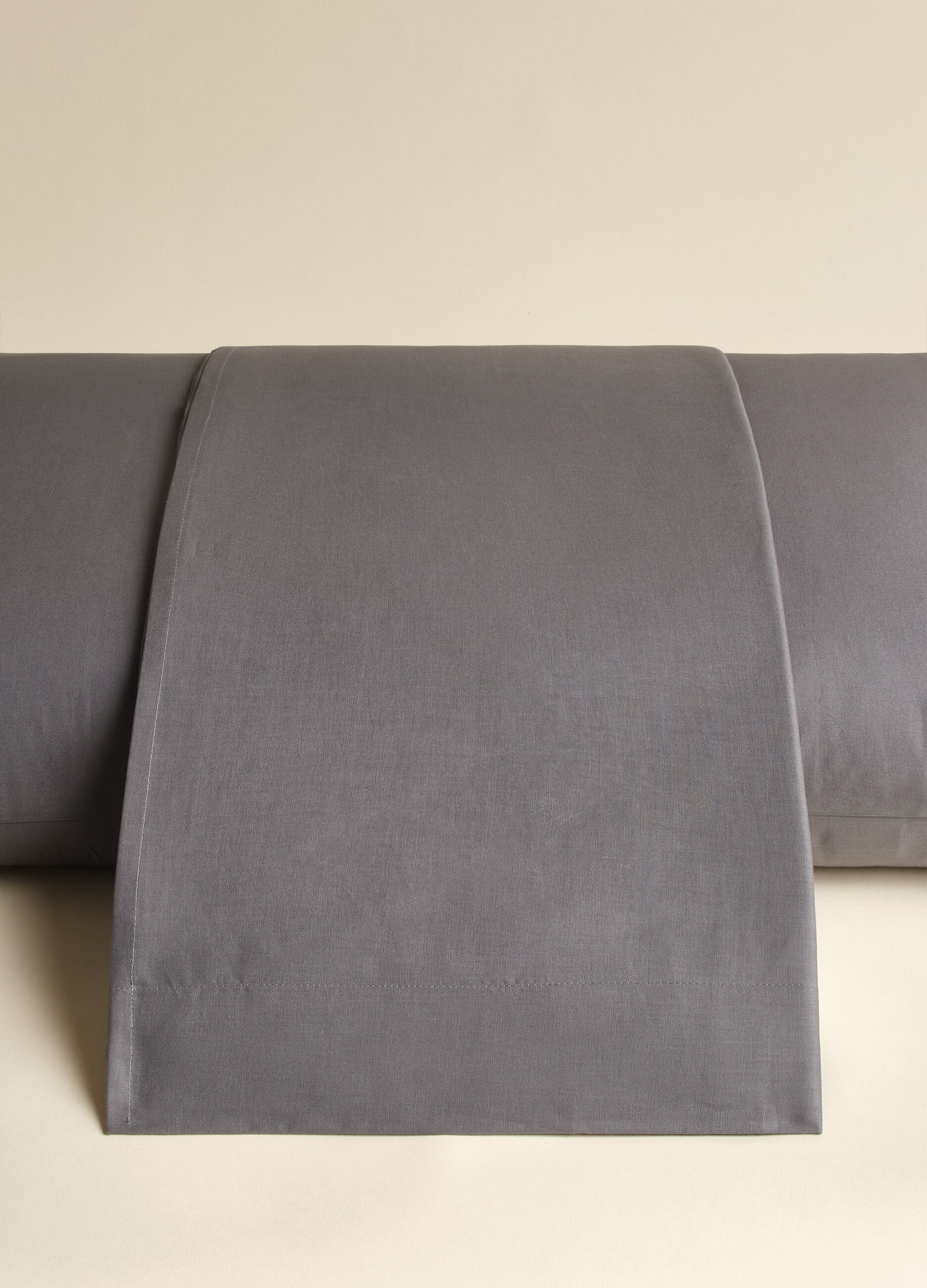 Double sheet in mélange-effect cotton_1