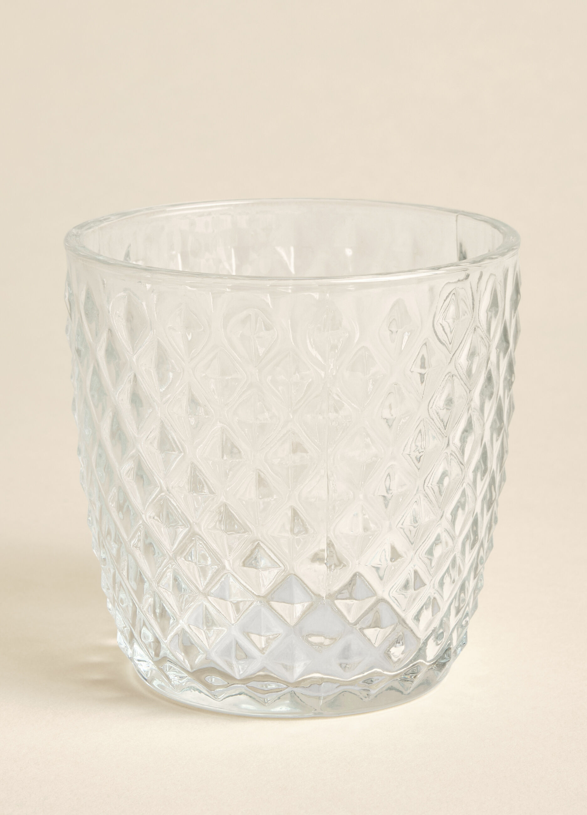 Decorated glass candle holder_1