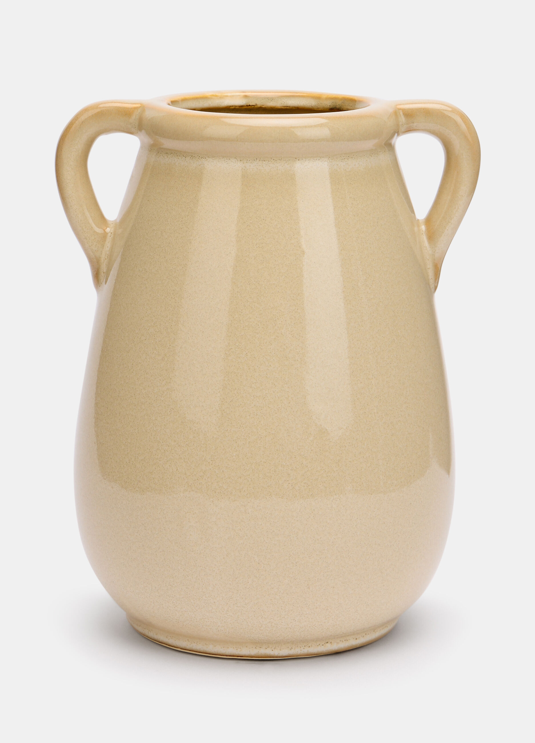 Vaso anfora grande in ceramica smaltata