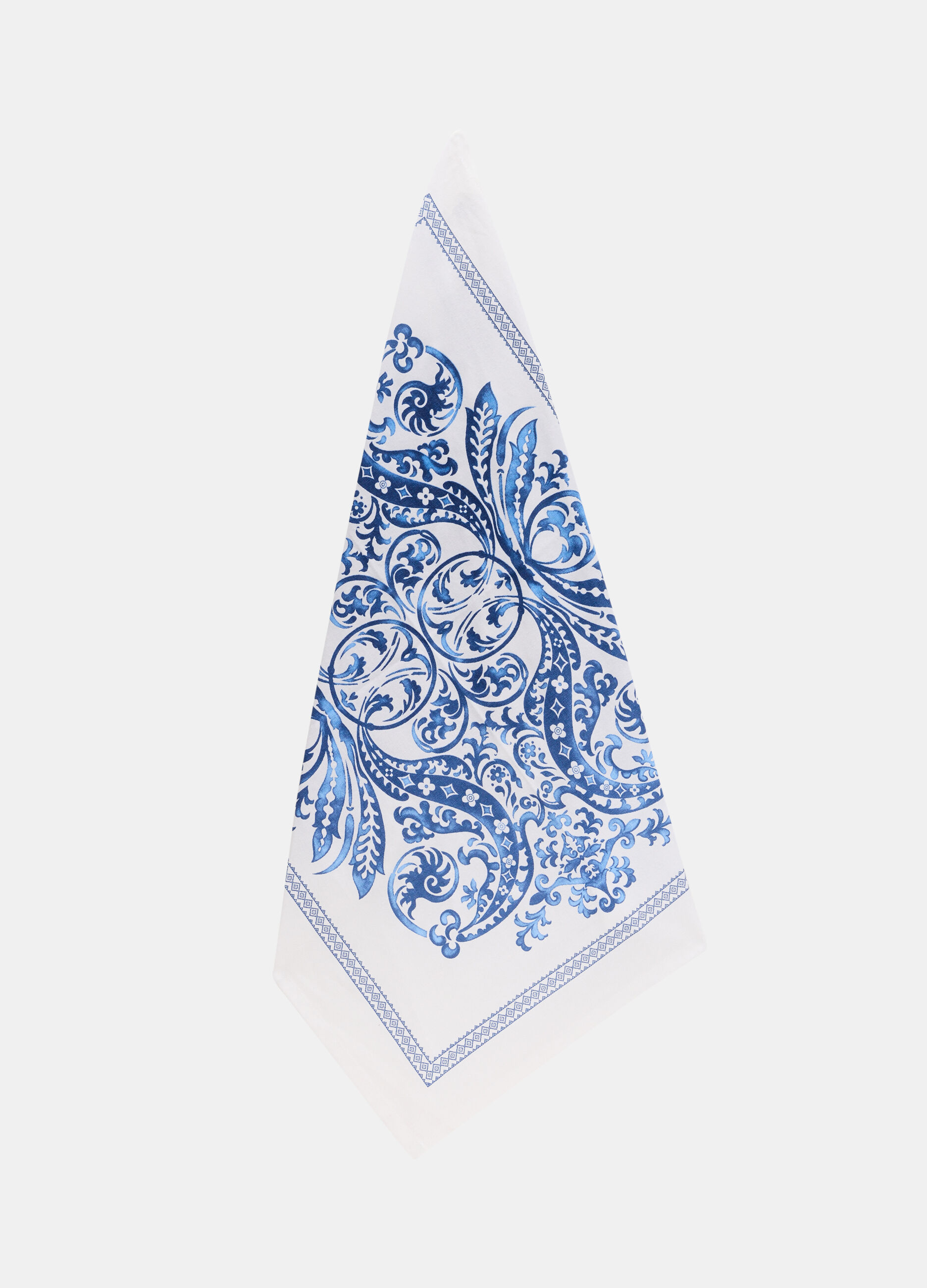 Cotton tea towel with print_0