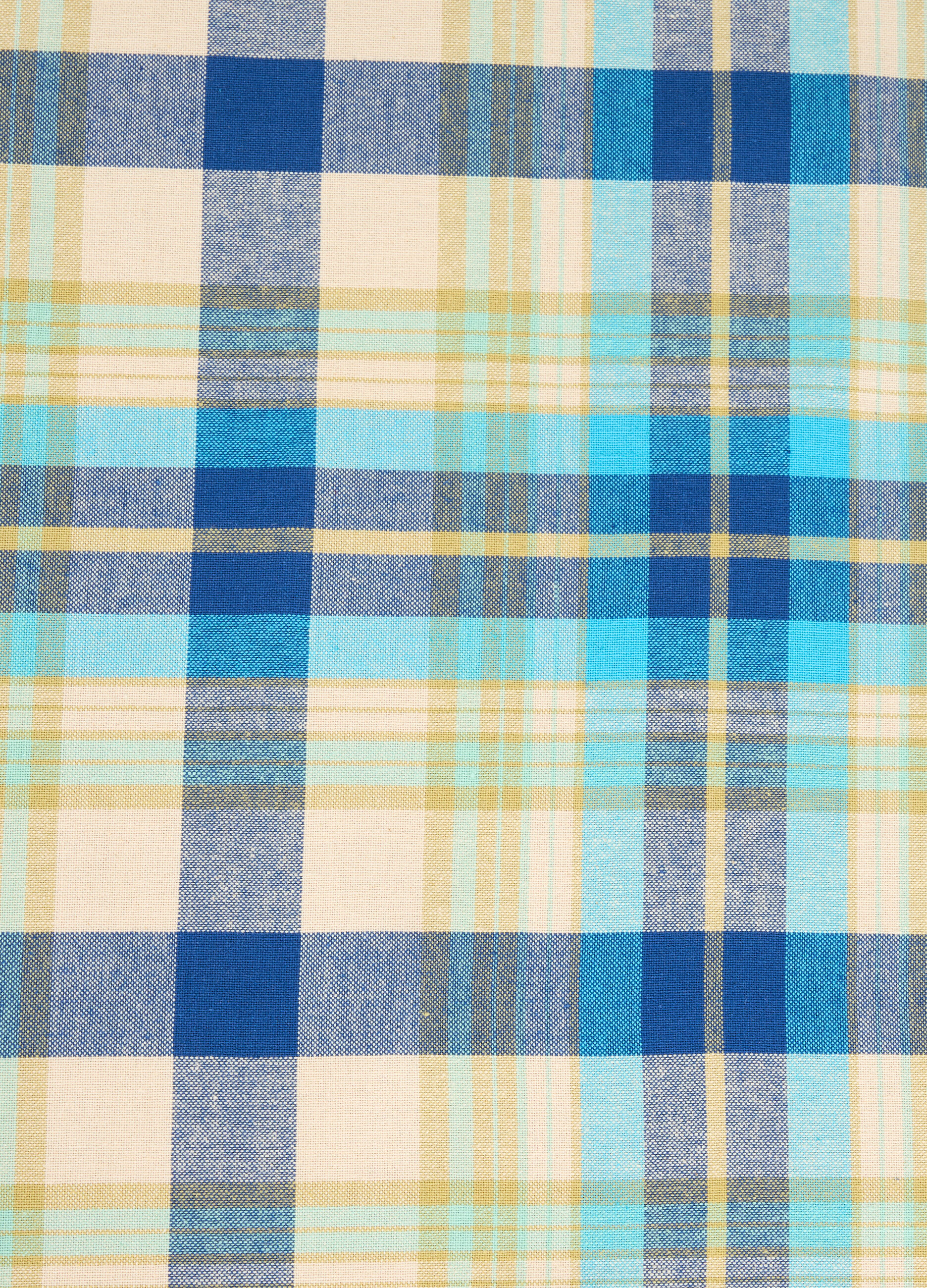 4-Seater tablecloth in check cotton