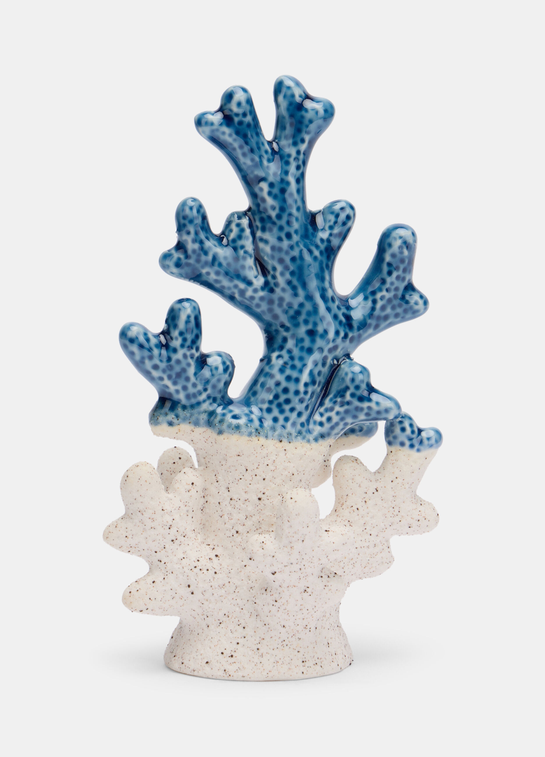 Corallo grande in ceramica bicolore