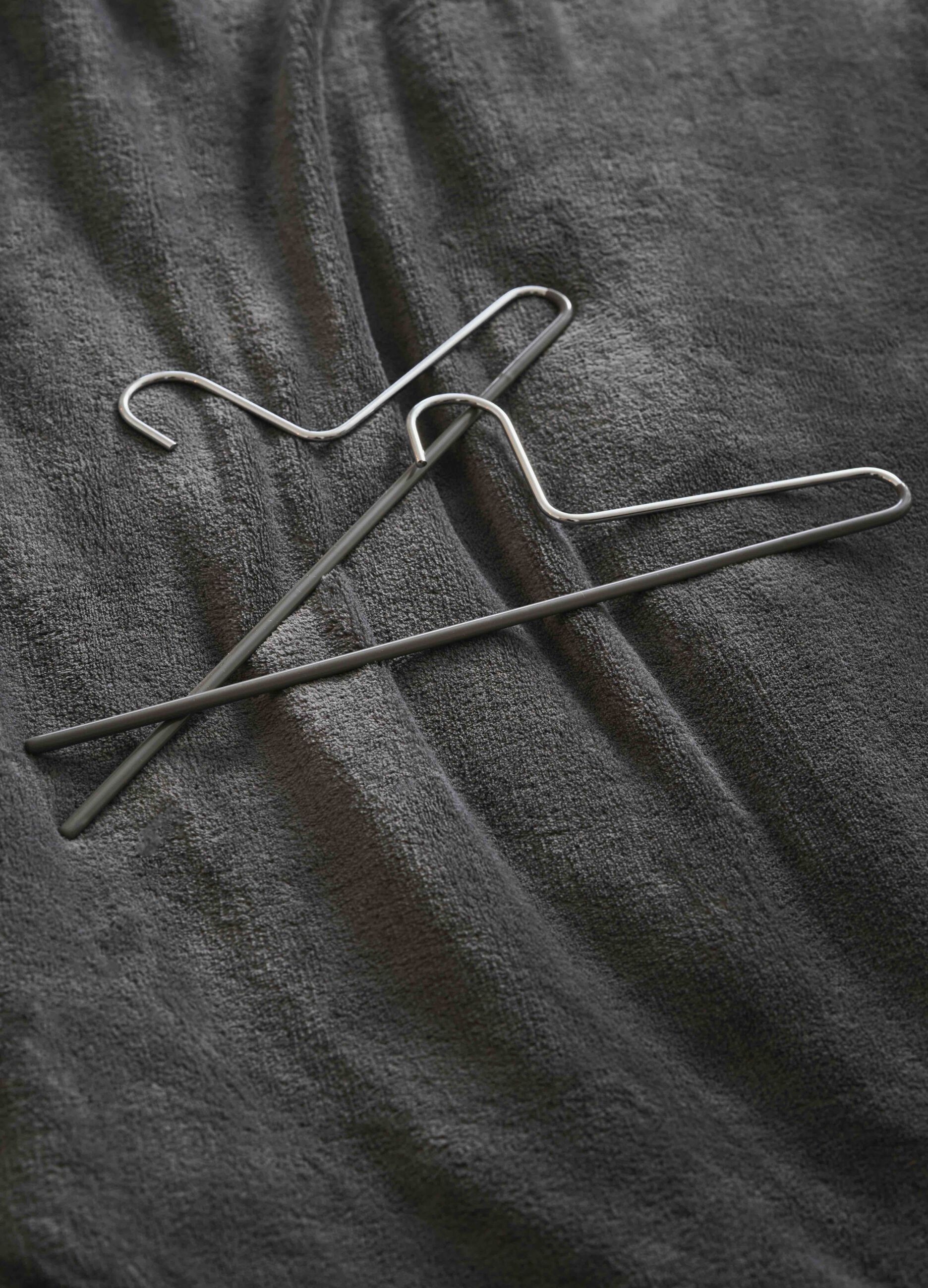 3-pack trouser hangers in steel_0