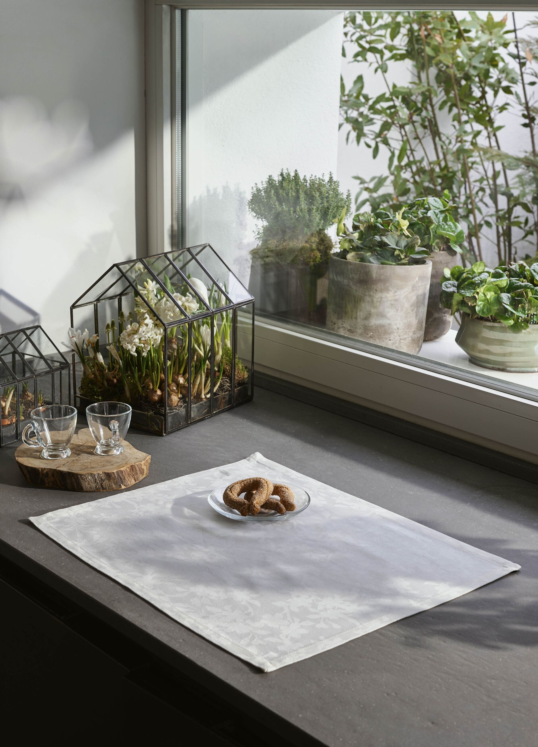 Rectangular table mat in jacquard cotton_0
