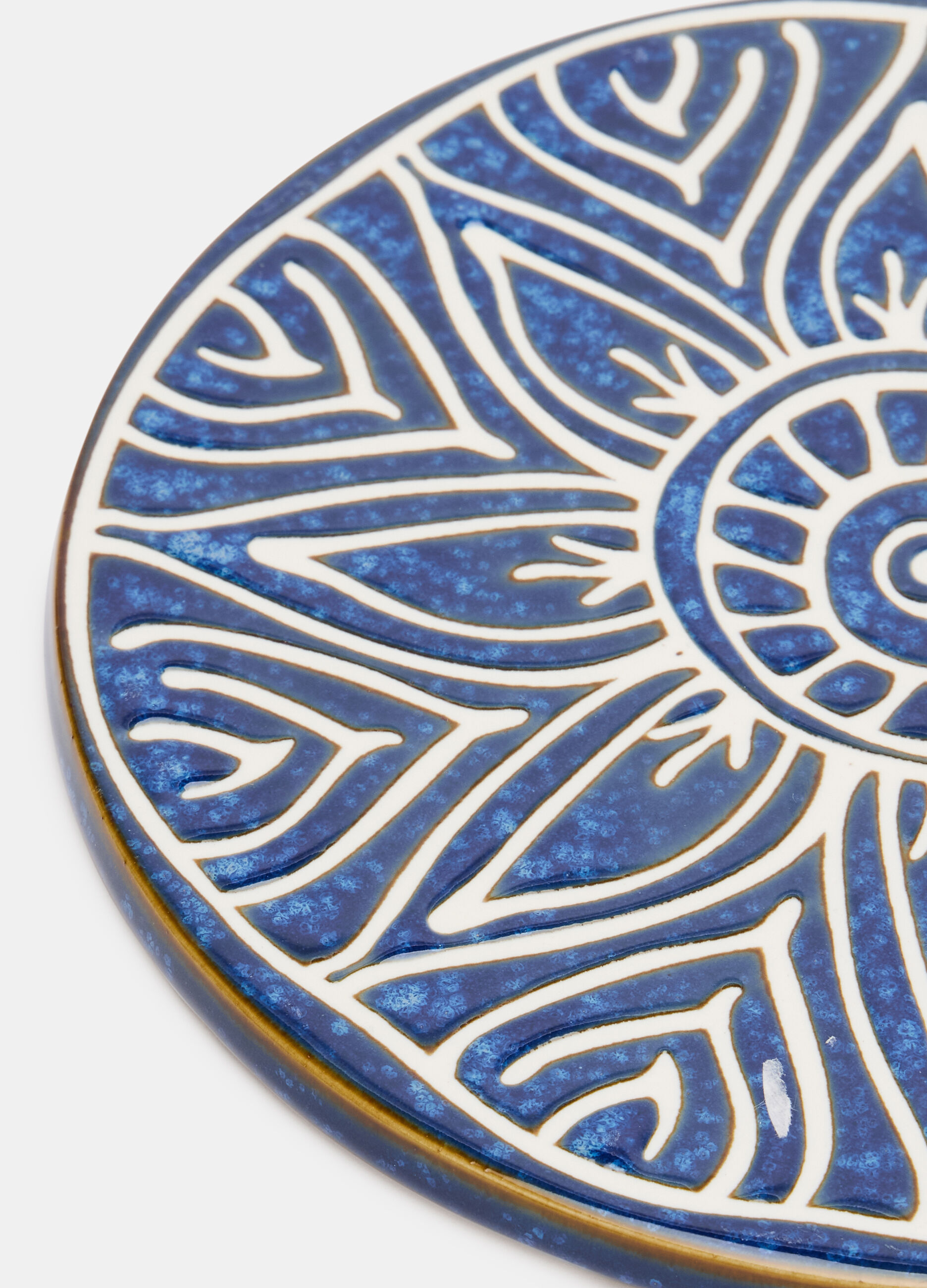 Decorated ceramic coaster_1