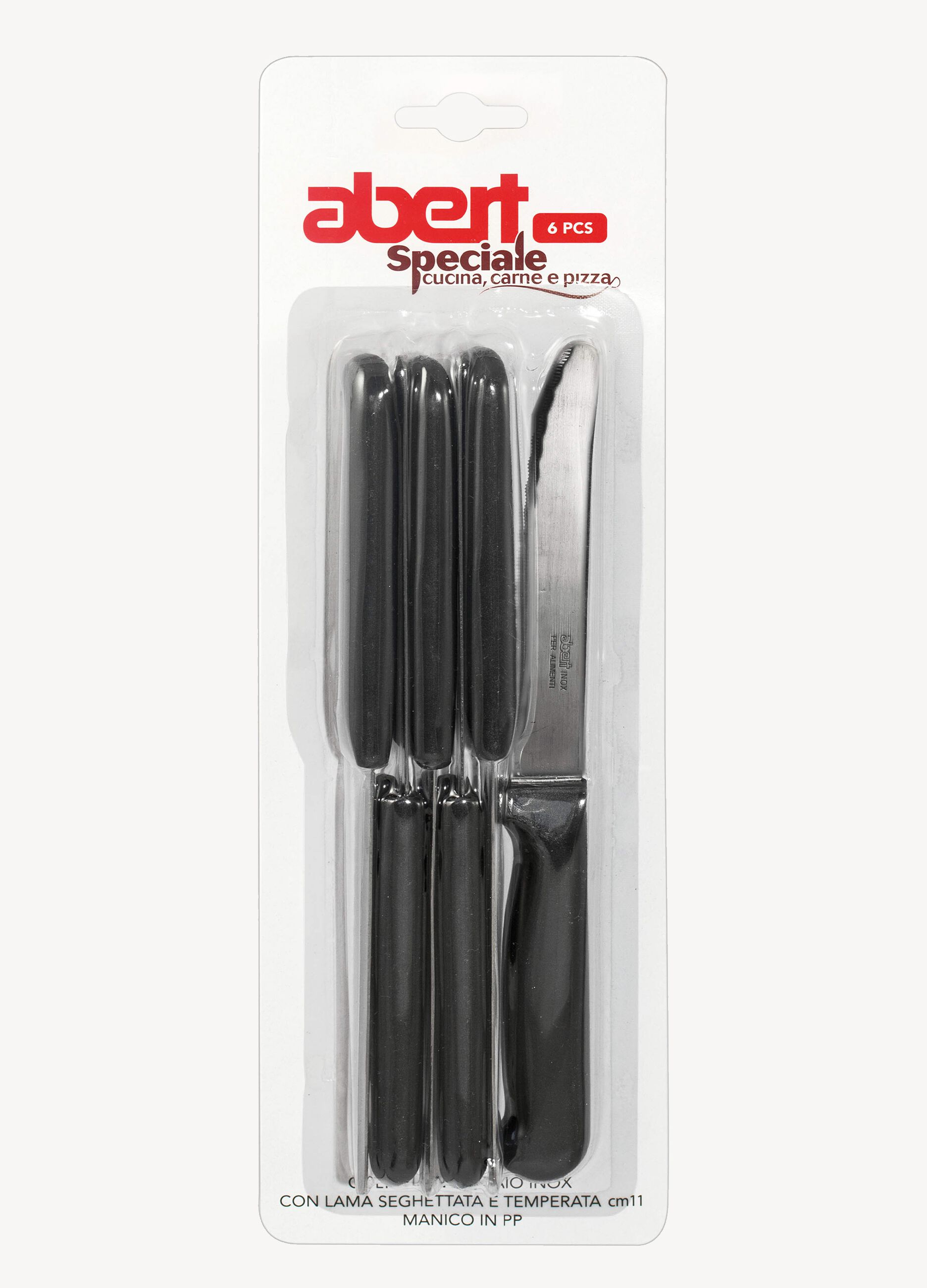 Set of 6 knives in stainless steel_0