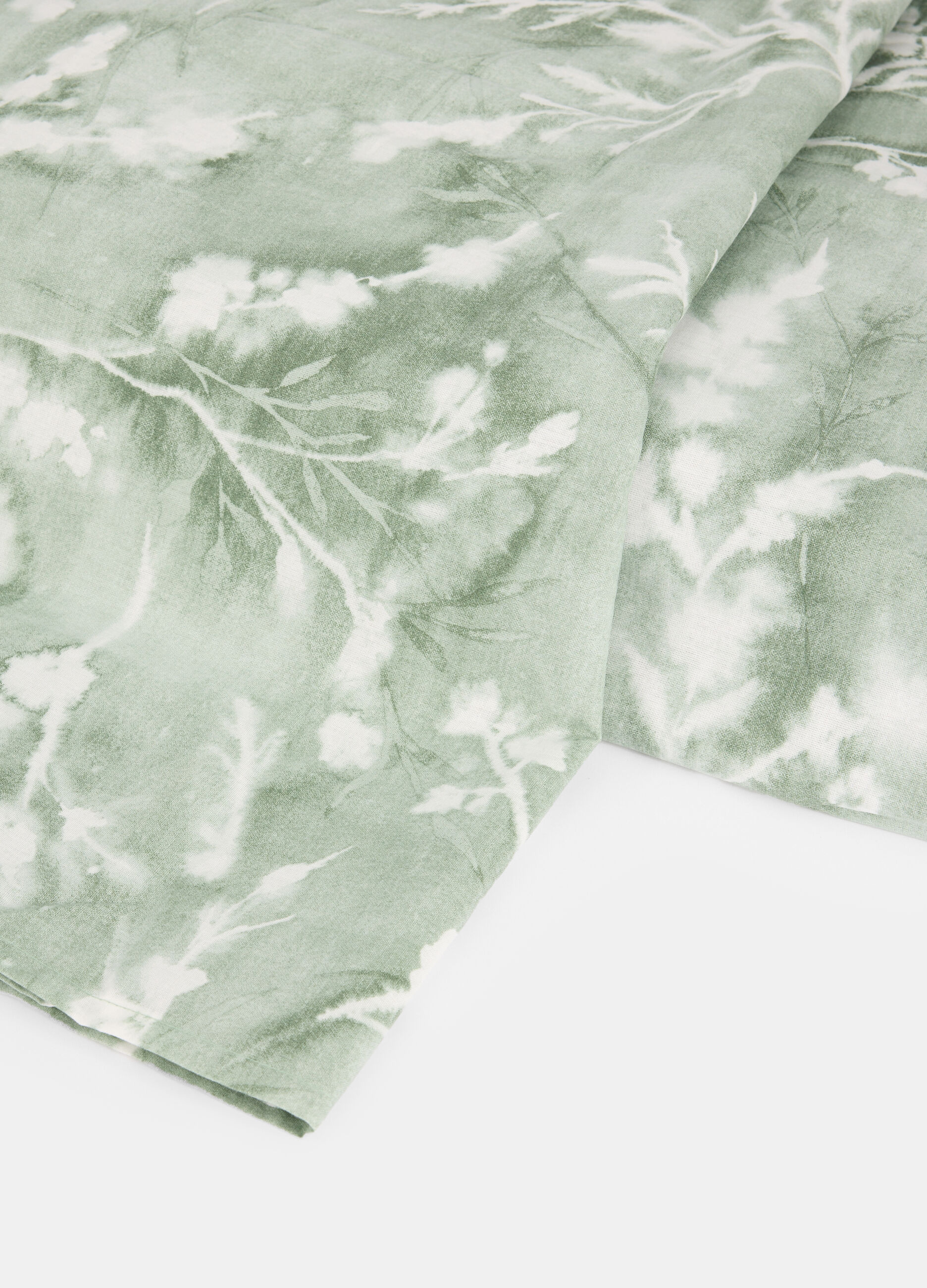 Single-bed sheet in cotton with flowers_1