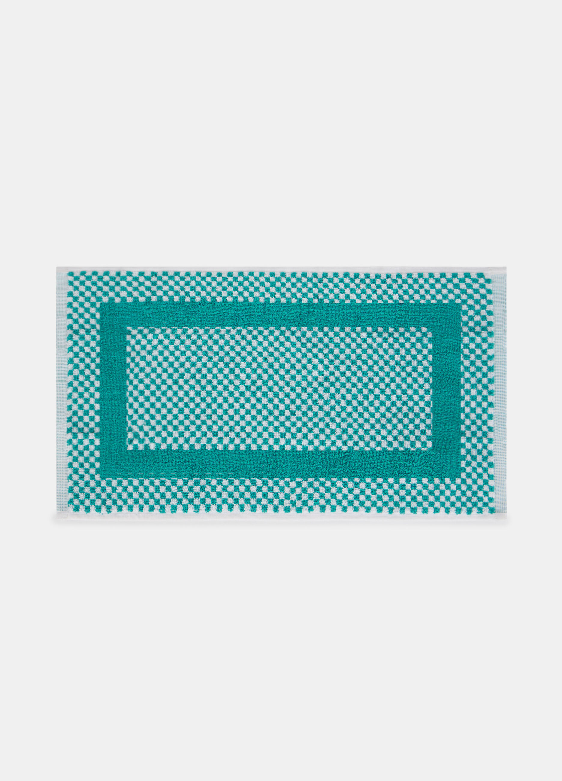 Hand towel in check terry