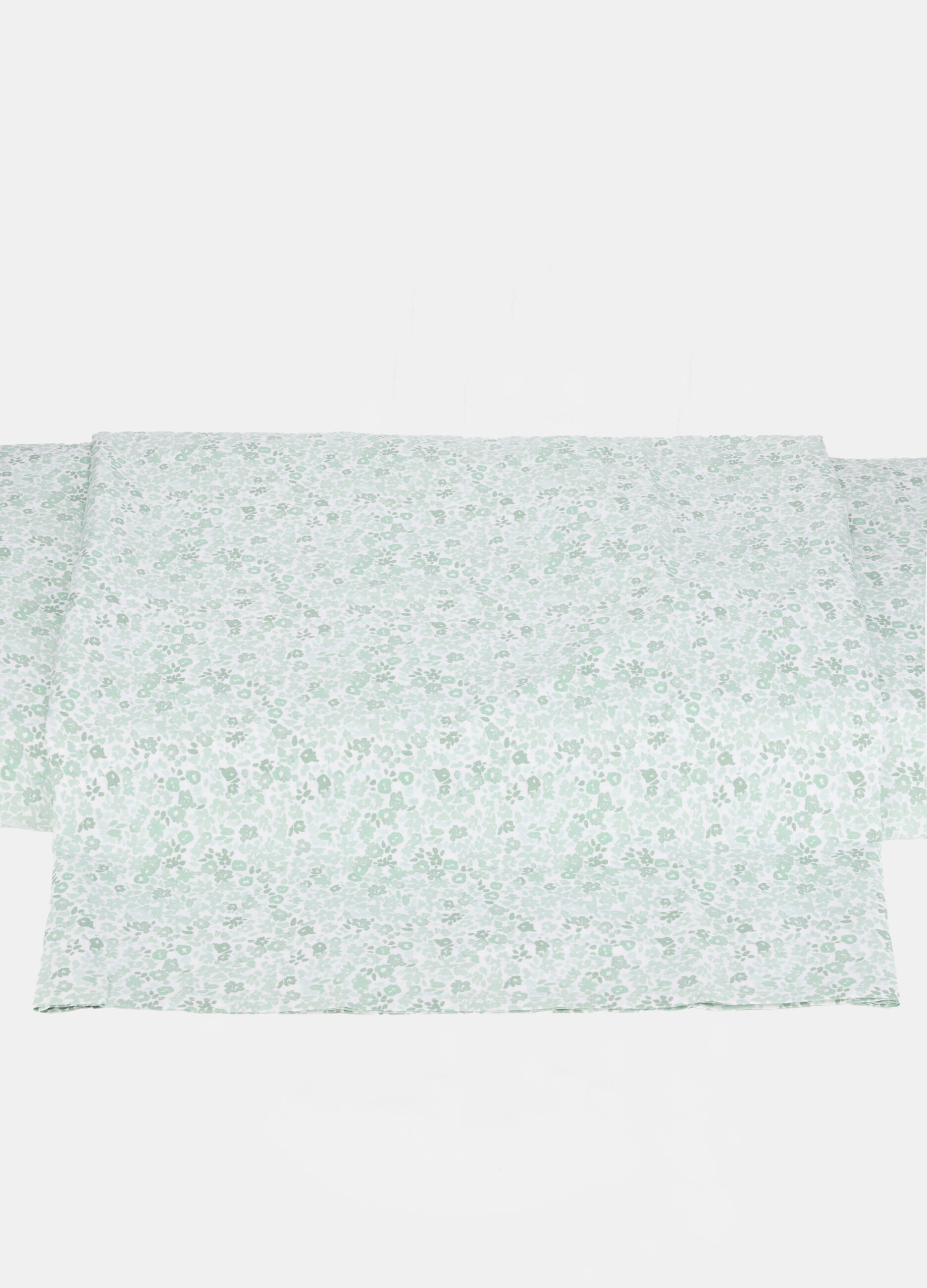 Double-bed sheet in floral 100% cotton_0