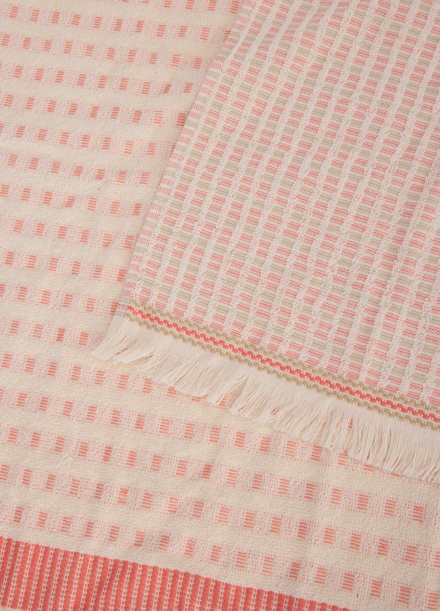 2-Pack patterned tea towels in cotton_1