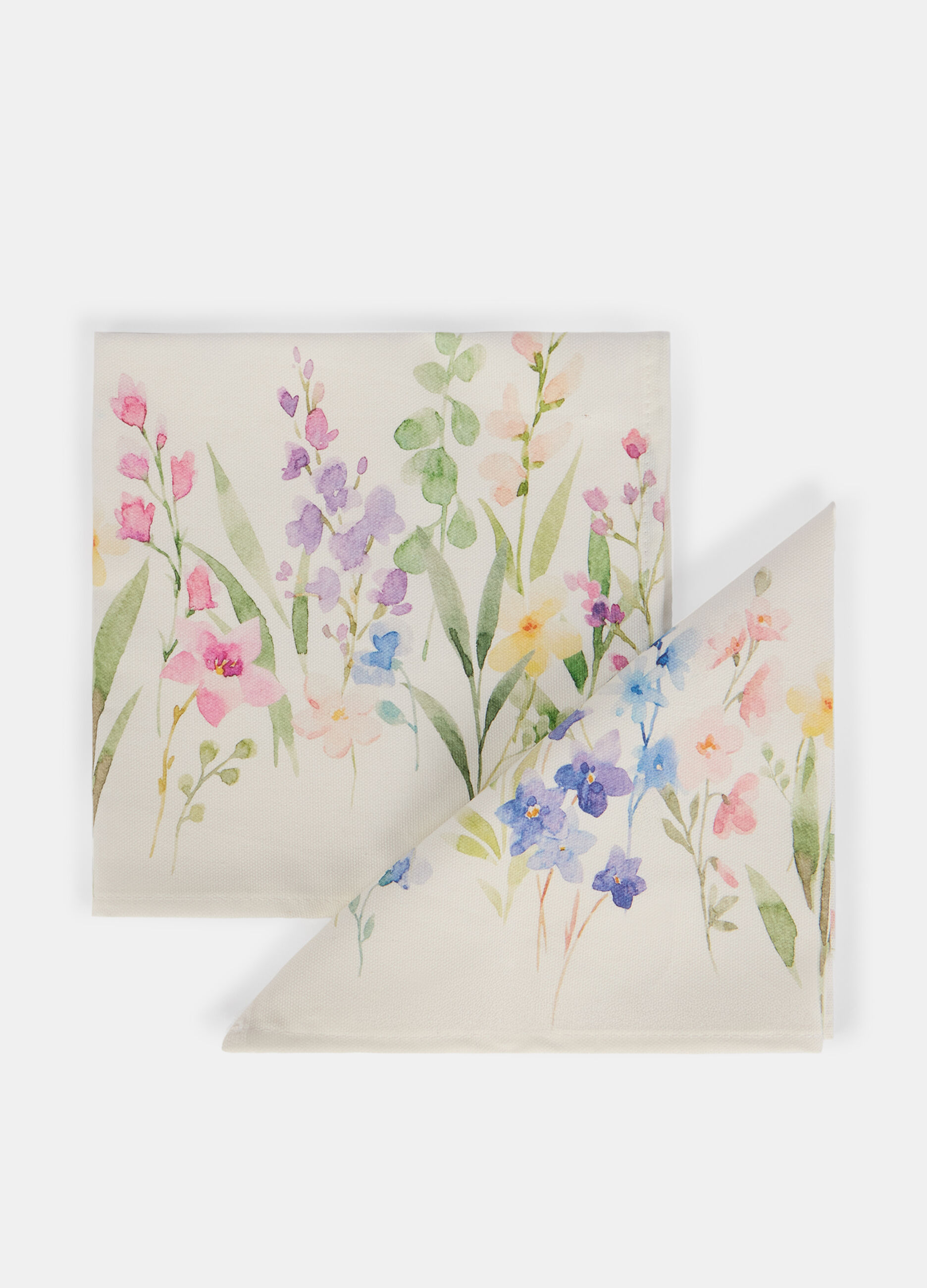2-Pack napkins in cotton with print
