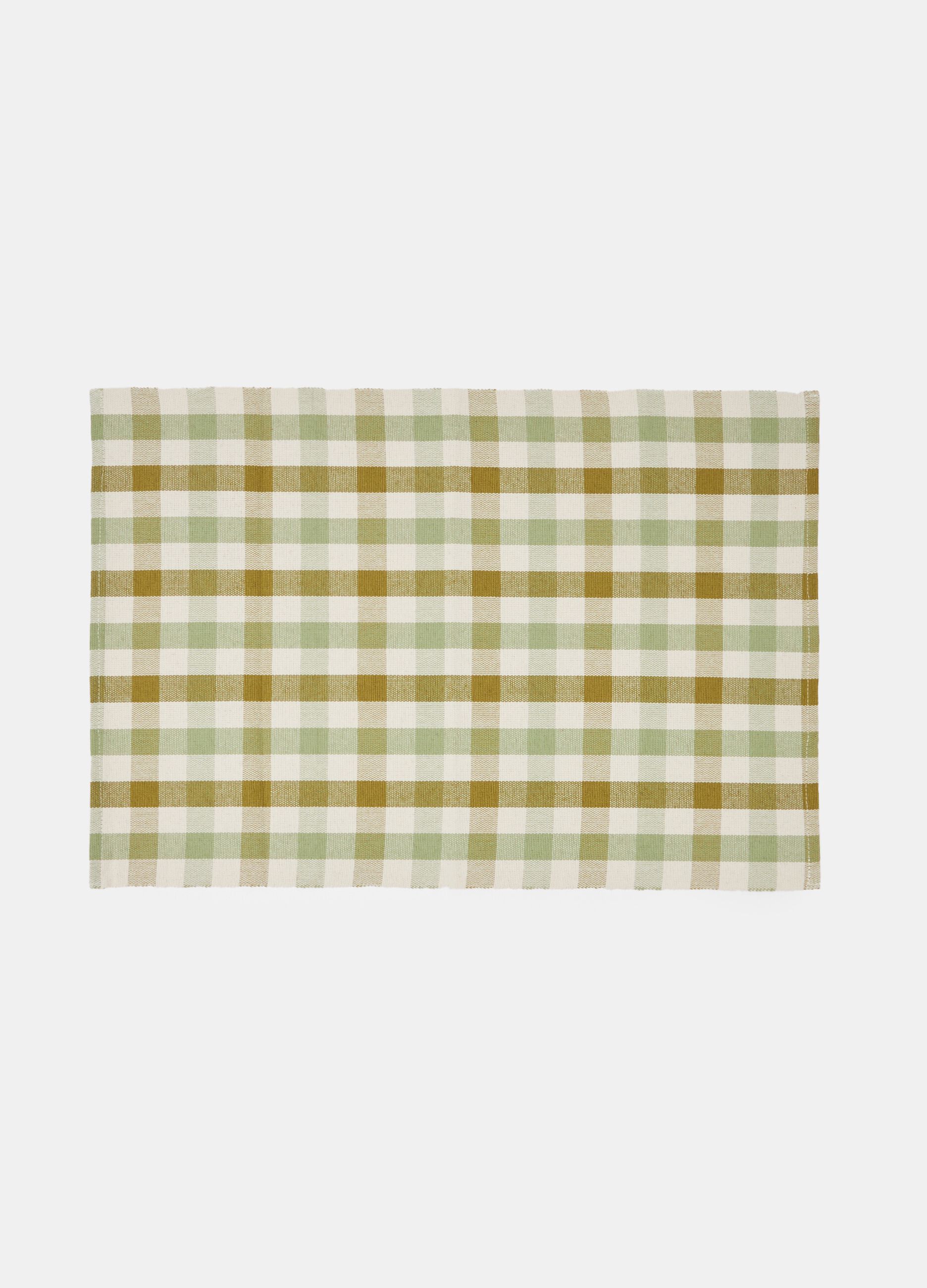 Breakfast table mat in 100% organic cotton_0
