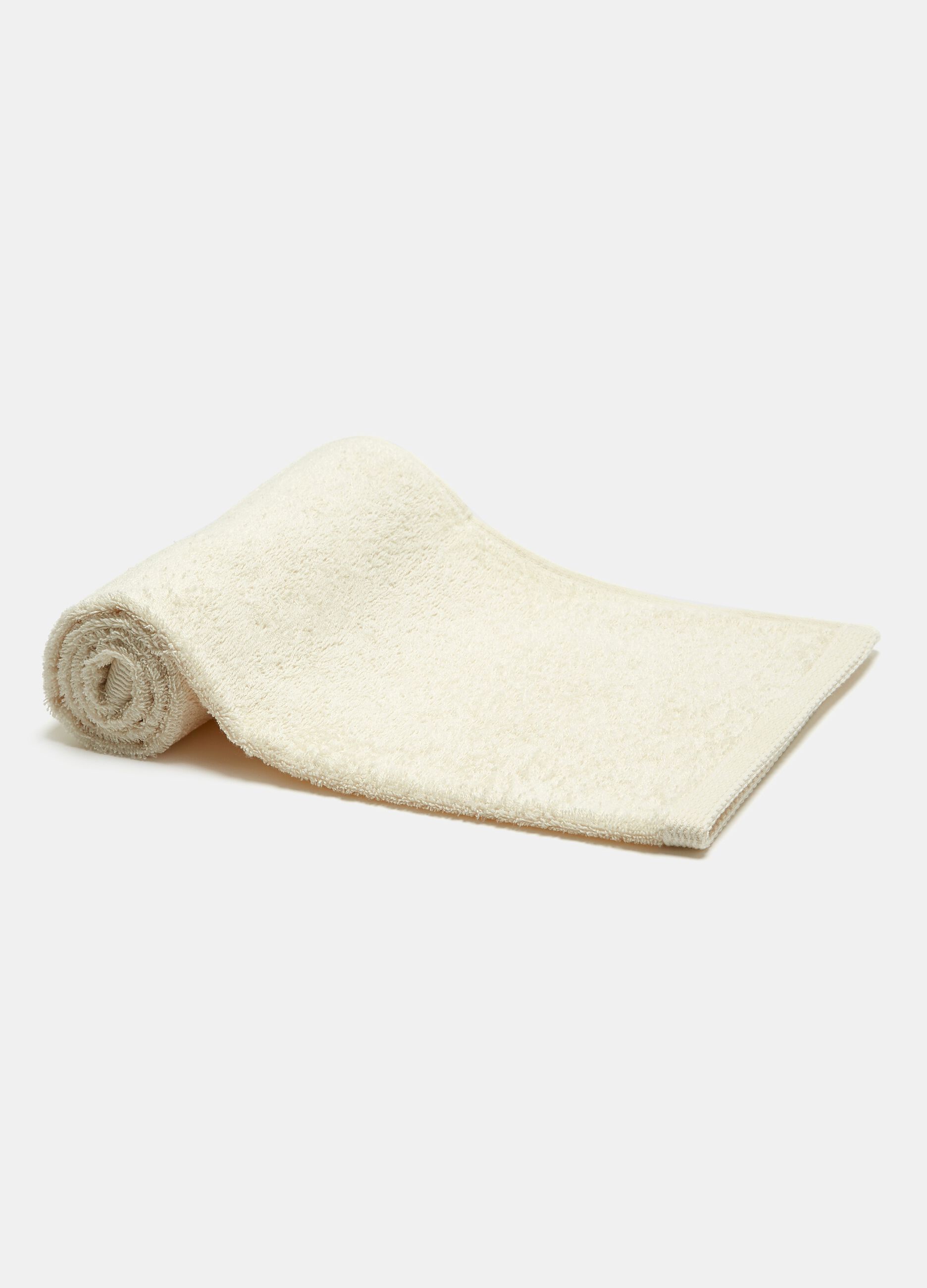 Solid colour face towel in 100% cotton_0