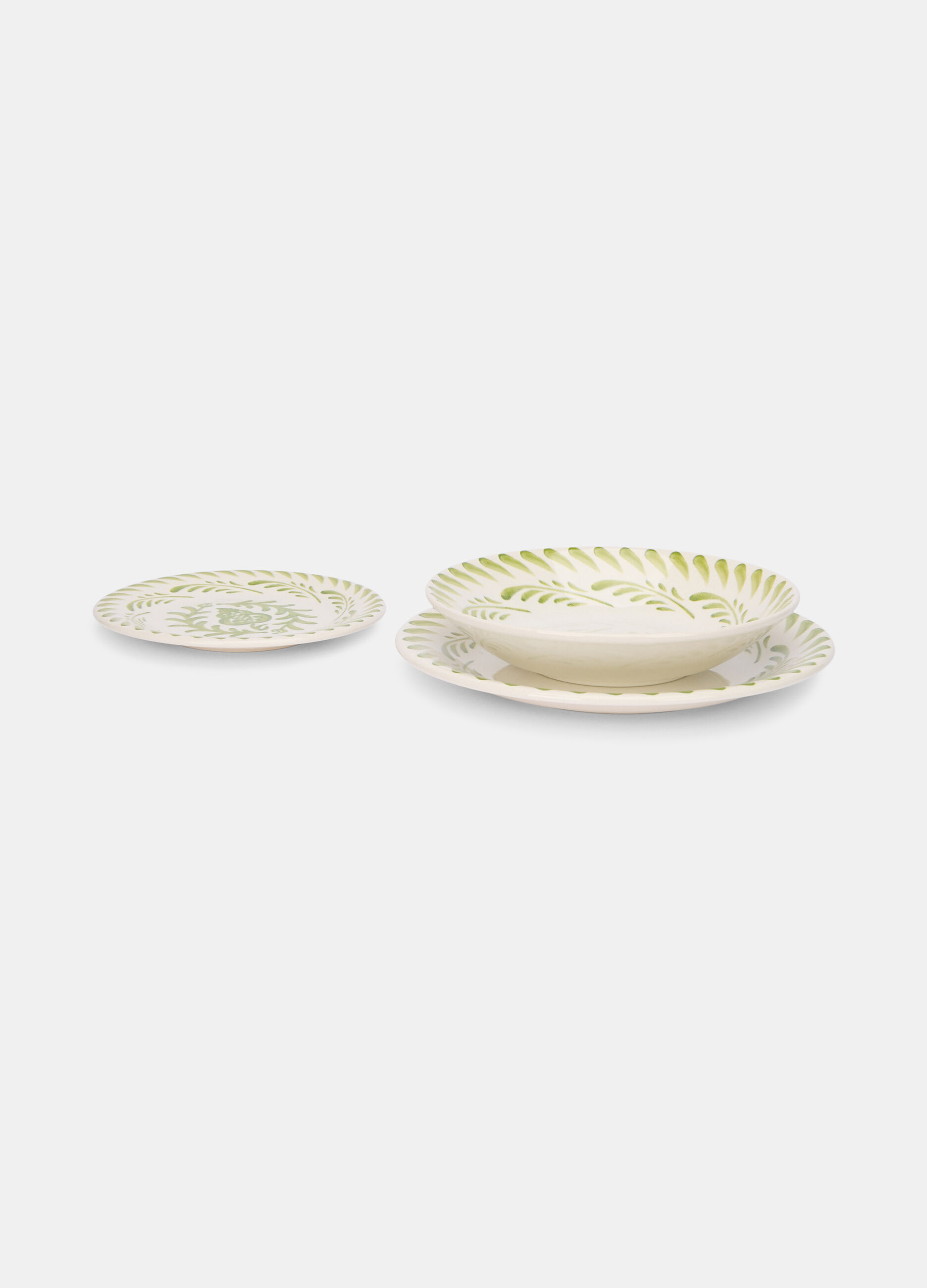 Piattino in ceramica dipinta