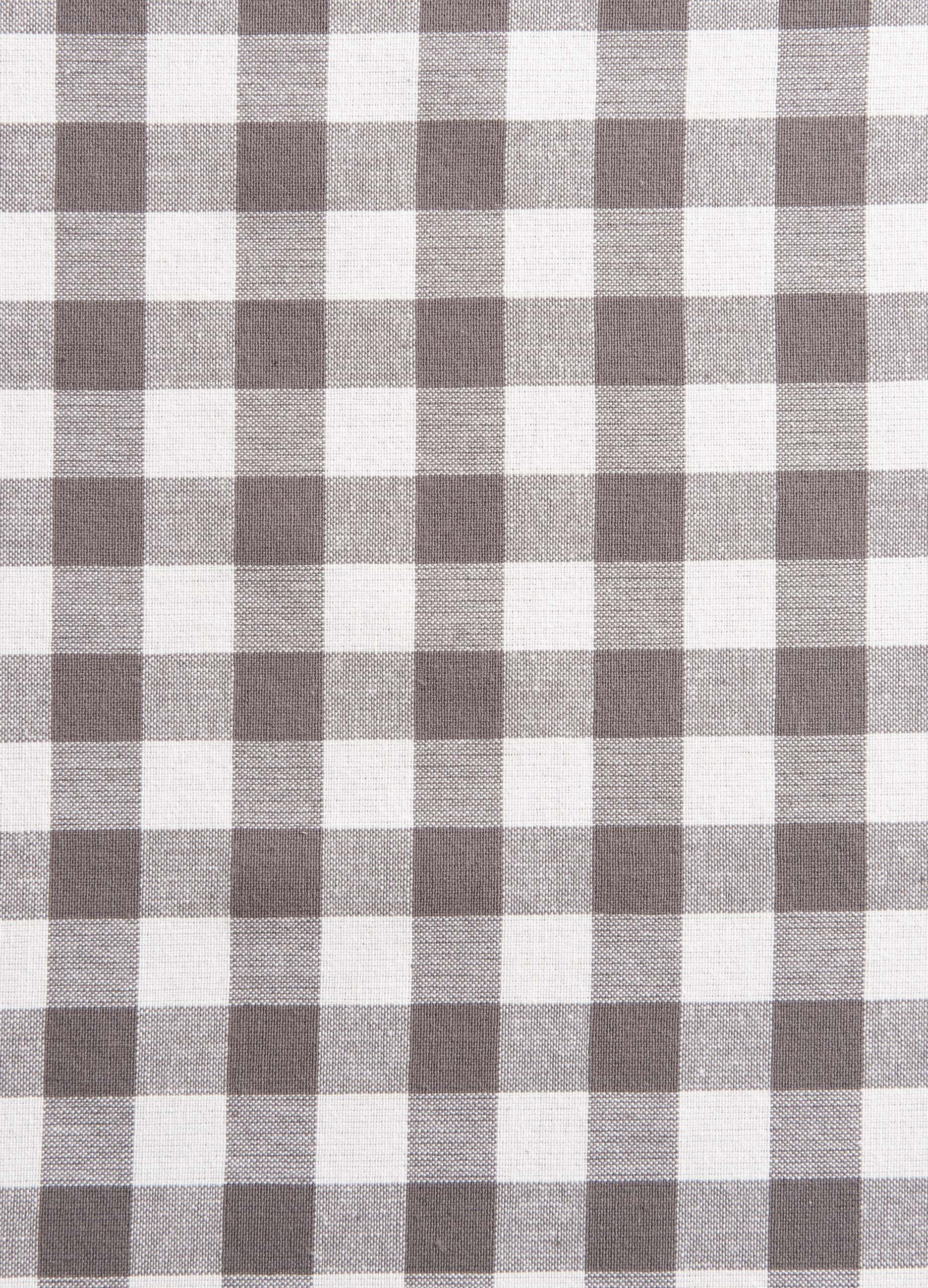 Square tablecloth in check cotton_2