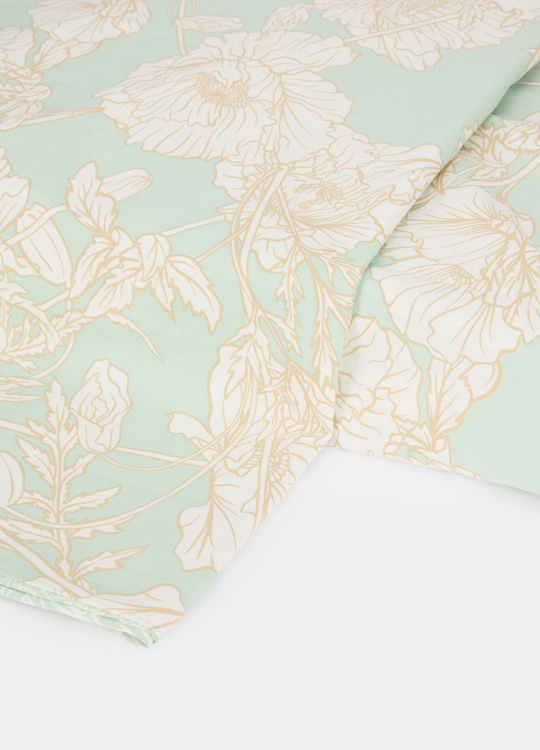 Double-bed sheet in floral cotton_1